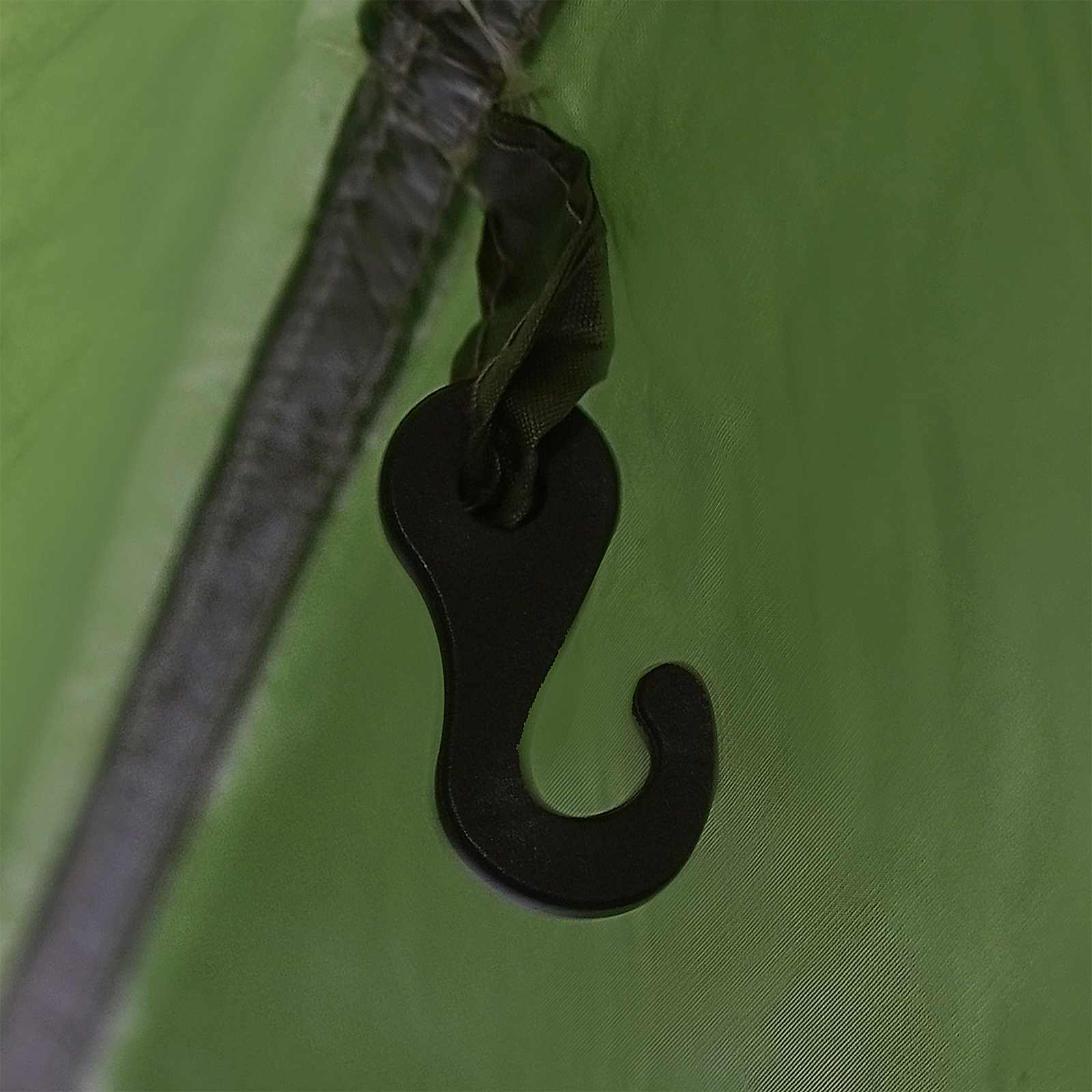 Camping-Tarp mit Netzwänden 270 x 210 x 210 cm Grün