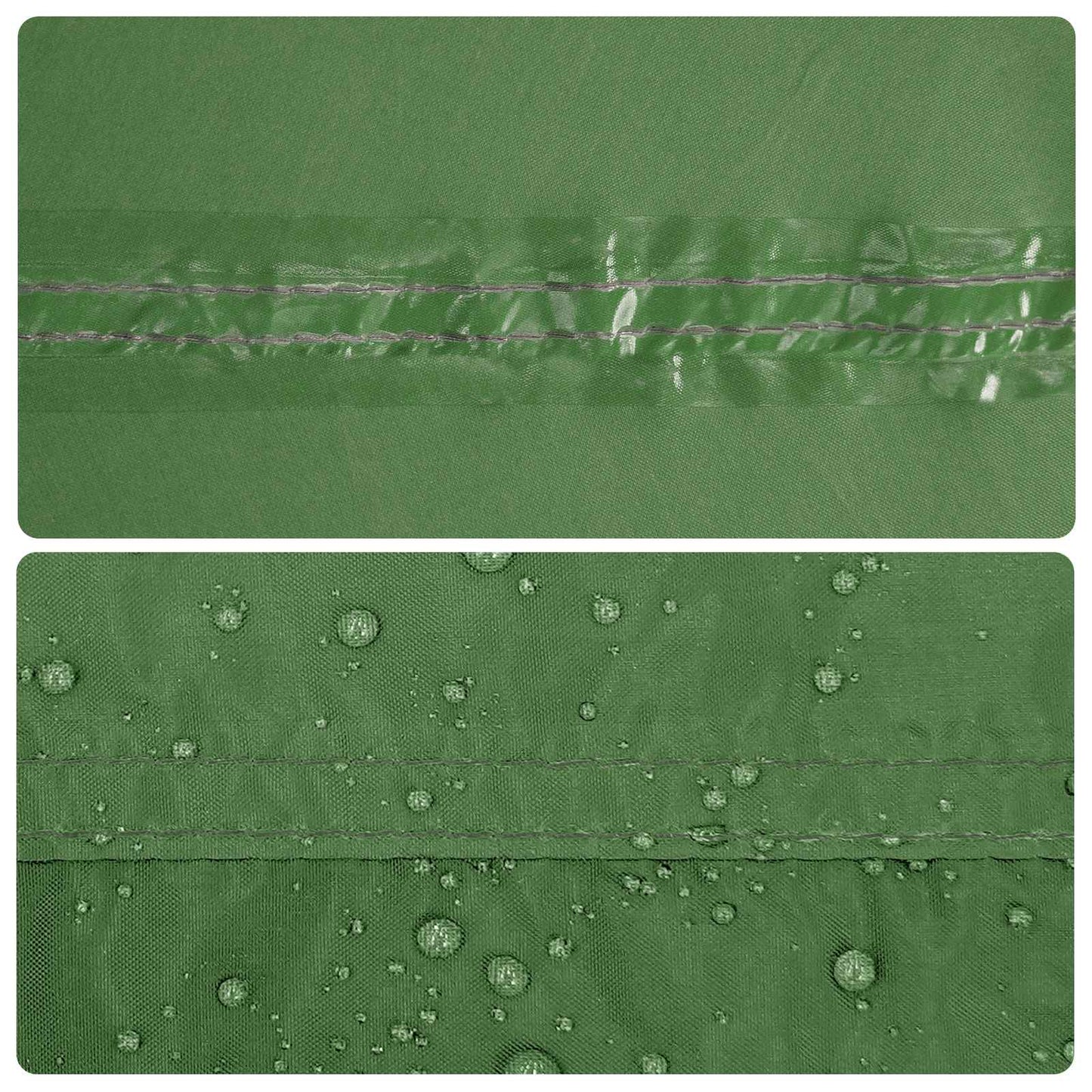 Camping-Tarp mit Netzwänden 270 x 210 x 210 cm Grün