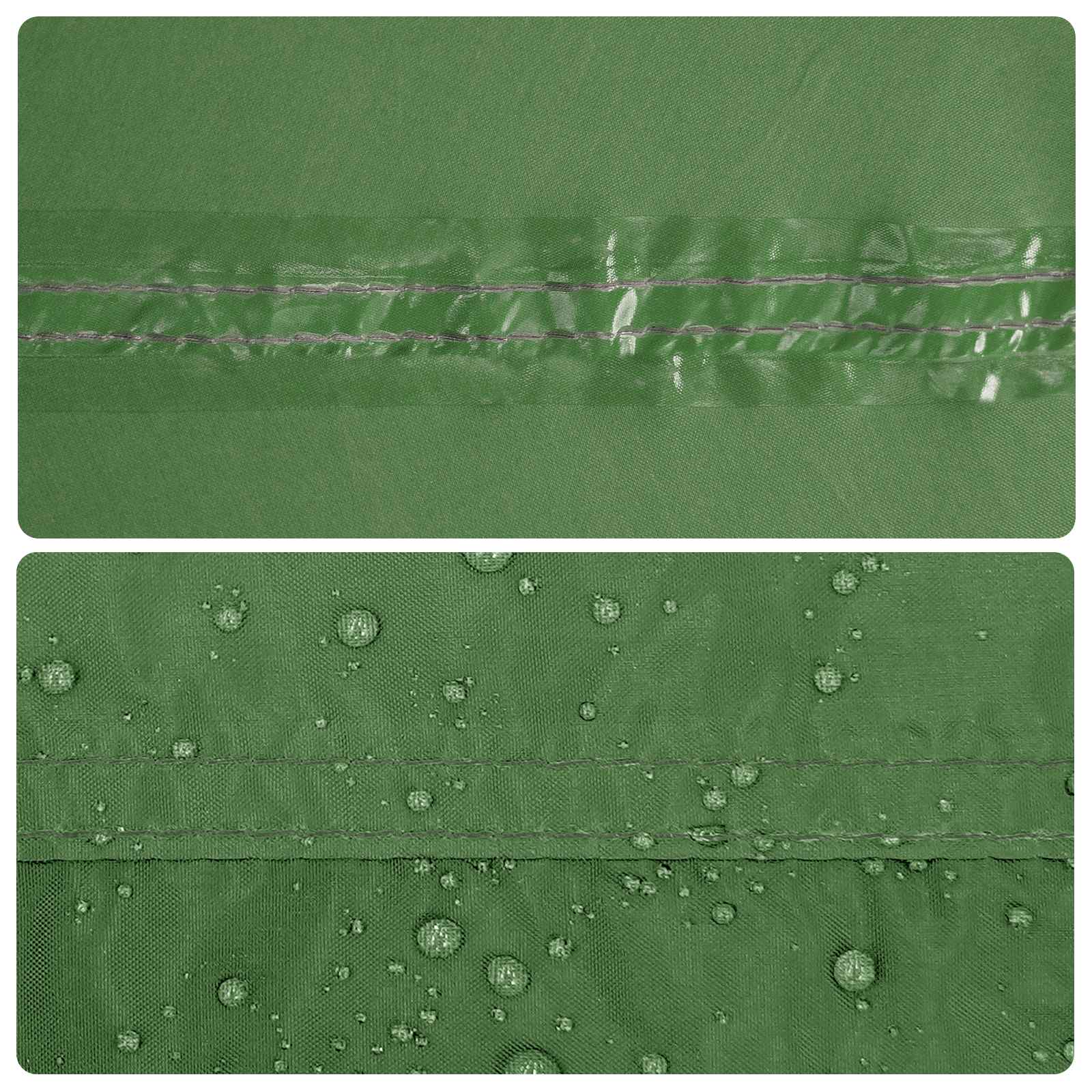 Camping-Tarp mit Netzwänden 270 x 210 x 210 cm Grün