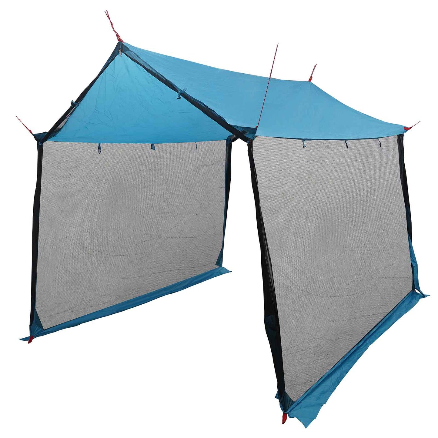 Camping-Tarp mit Netzwänden 270 x 210 x 210 cm Blau