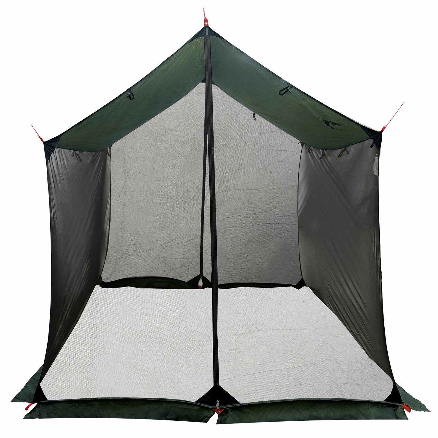 Camping-Tarp mit Netzwänden 270 x 210 x 210 cm Olivegrün
