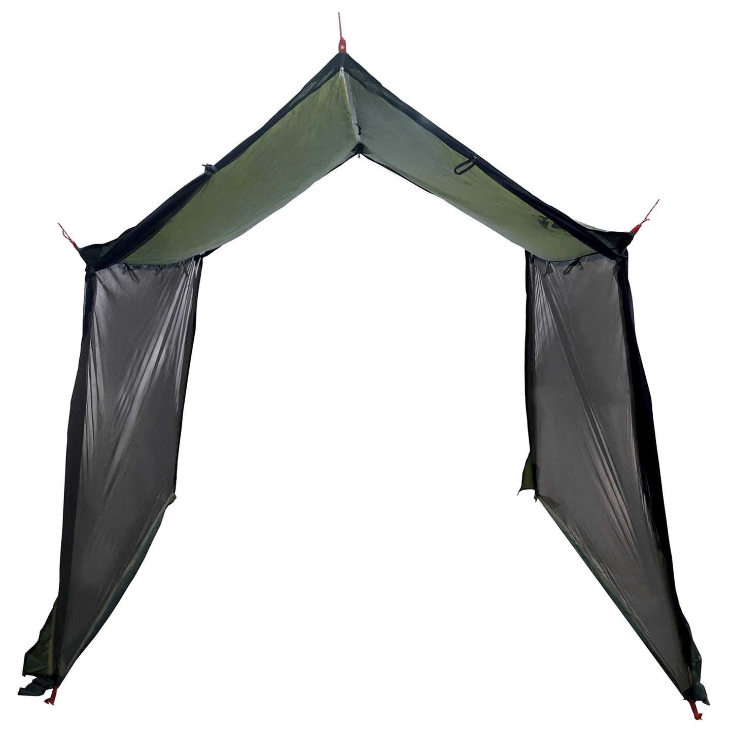 Camping-Tarp mit Netzwänden 270 x 210 x 210 cm Olivegrün