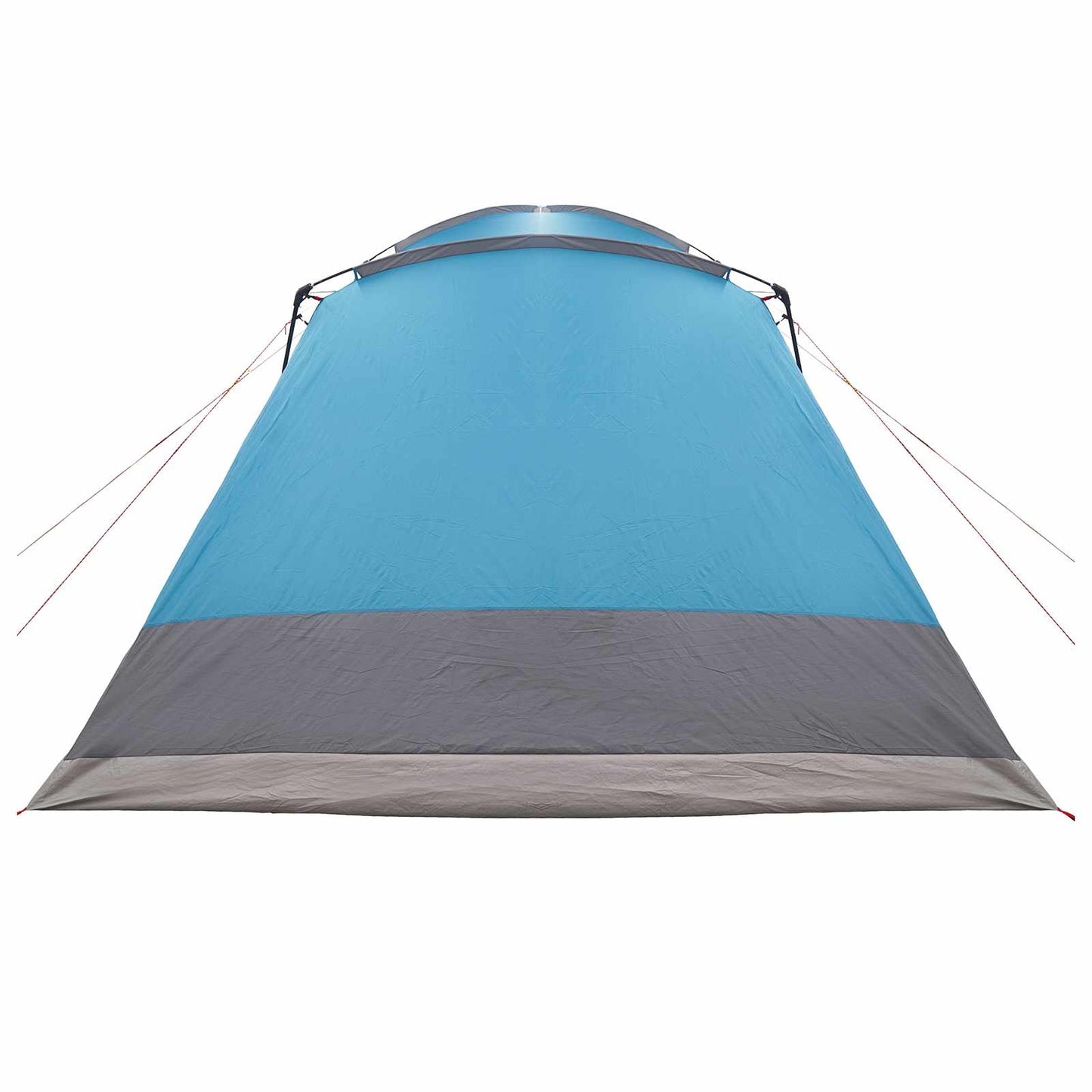 Hütten-Zelt mit Dach Blau 12-Personen Polyester und Stahl