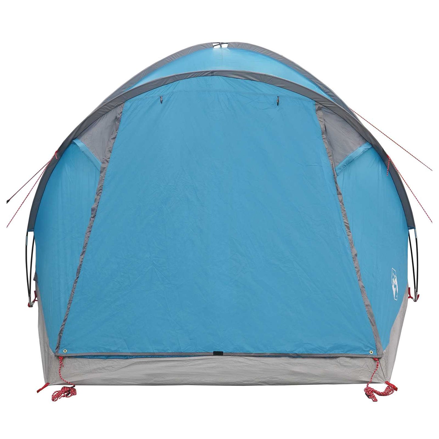 Hütten-Zelt mit Dach Blau 4-Personen Polyester und Stahl
