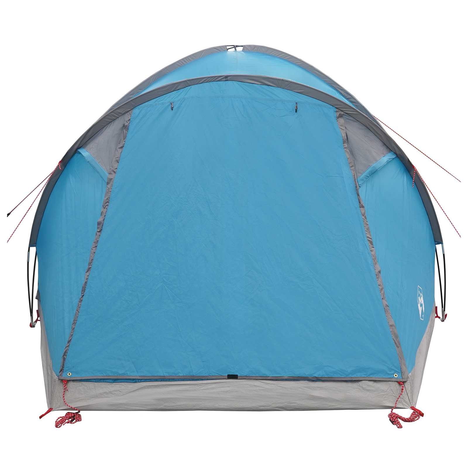 Hütten-Zelt mit Dach Blau 4-Personen Polyester und Stahl