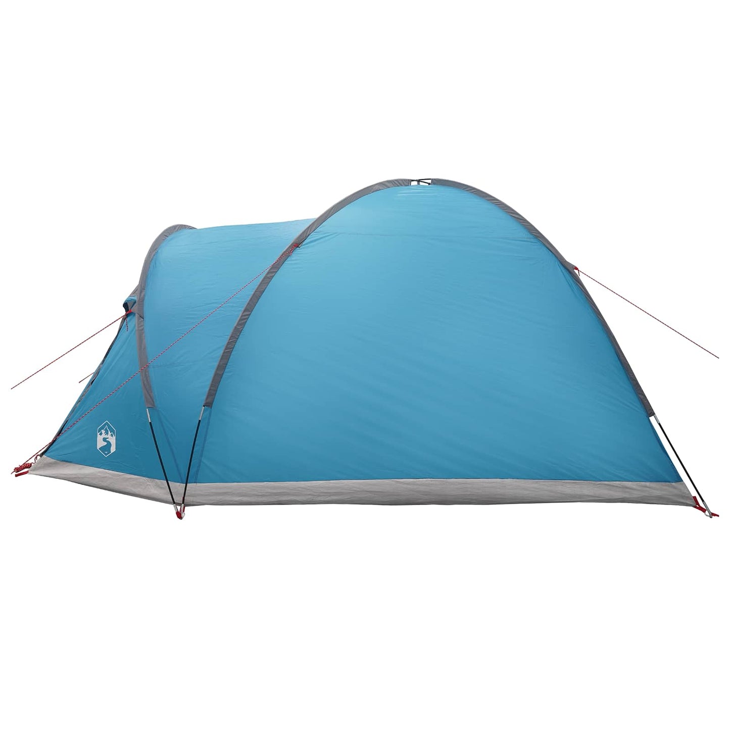 Hütten-Zelt mit Dach Blau 4-Personen Polyester und Stahl