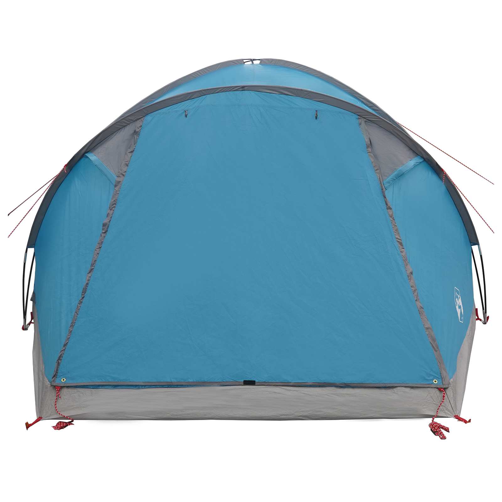 Hütten-Zelt mit Dach Blau 6-Personen Polyester und Stahl
