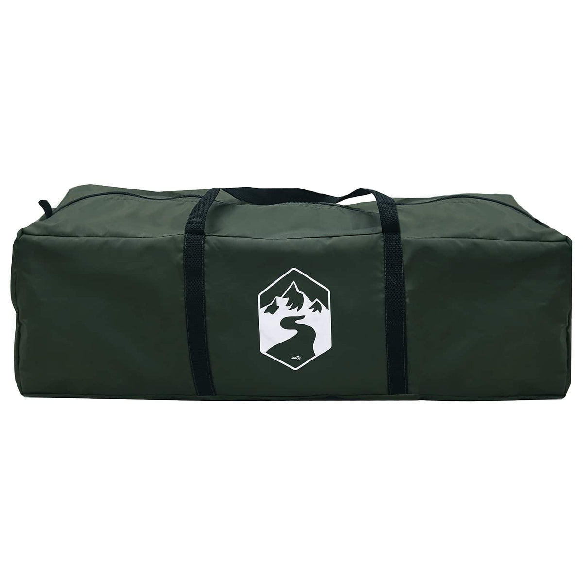 Hütten-Zelt 6 Personen Armeegrün Polyester und Stahl