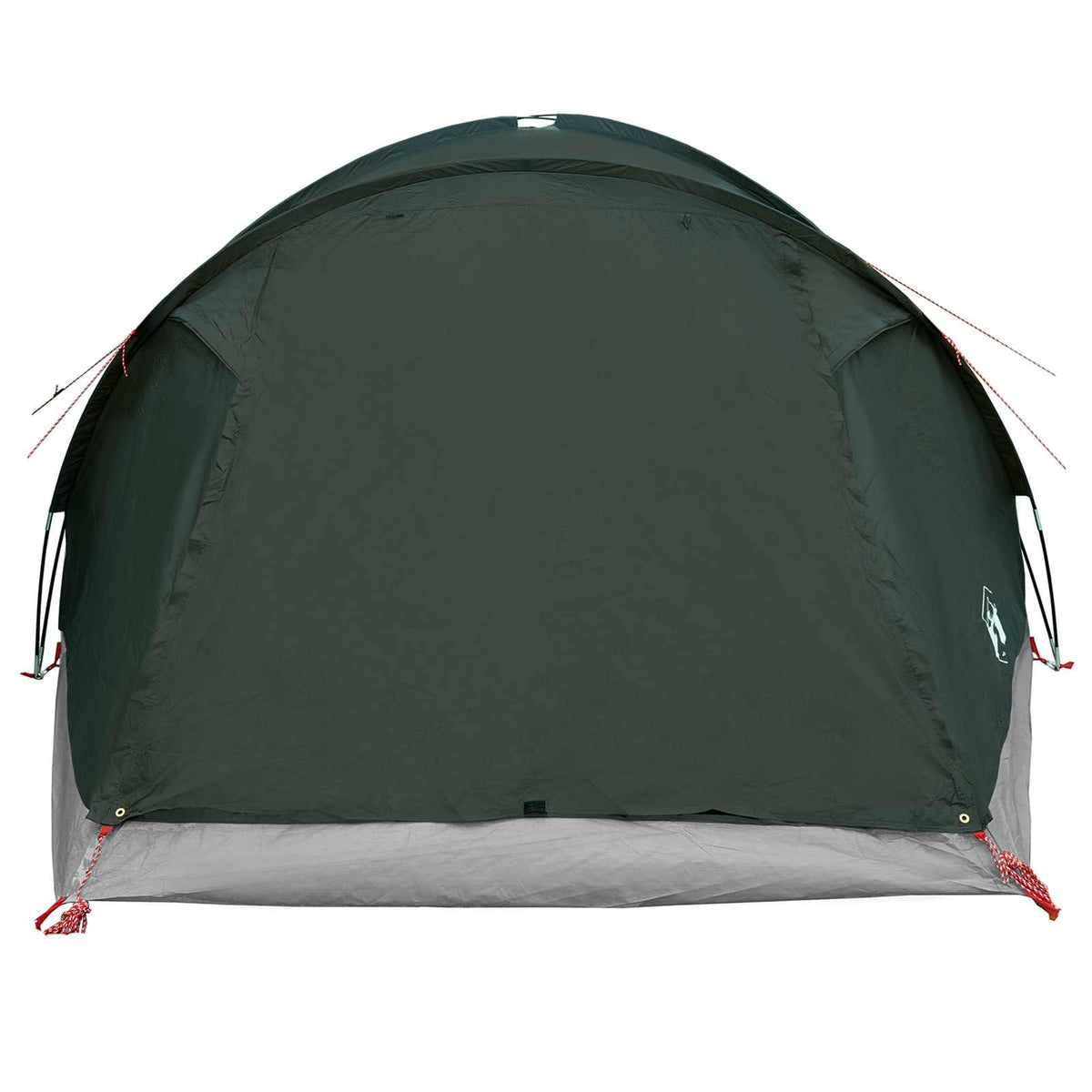 Hütten-Zelt 6 Personen Armeegrün Polyester und Stahl