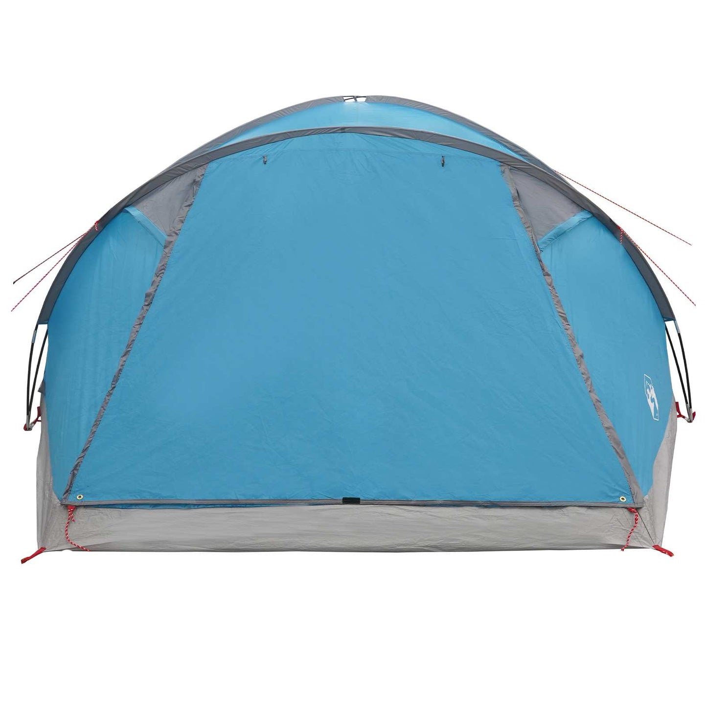 Hütten-Zelt mit Dach Blau 8-Personen Polyester und Stahl