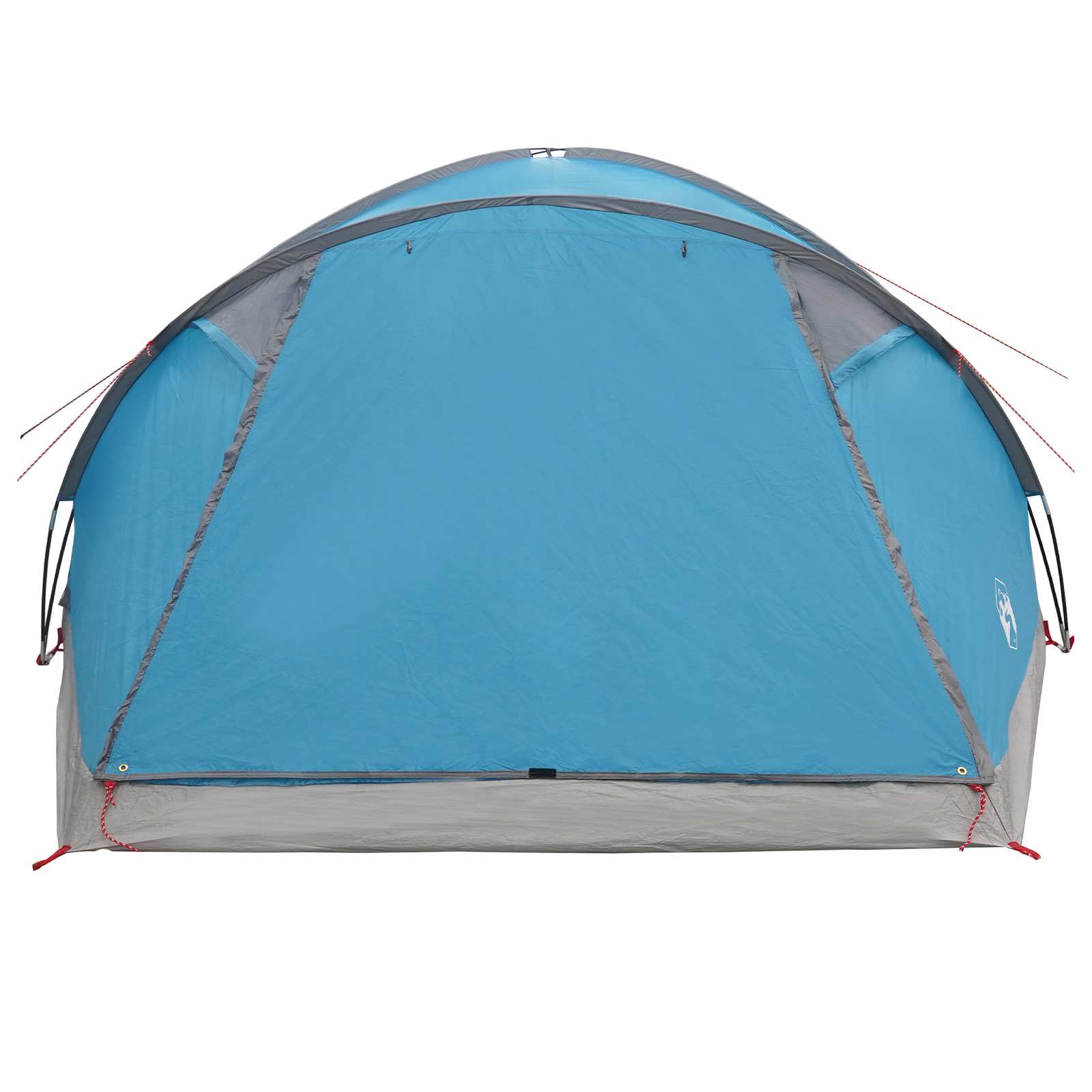 Hütten-Zelt mit Dach Blau 8-Personen Polyester und Stahl