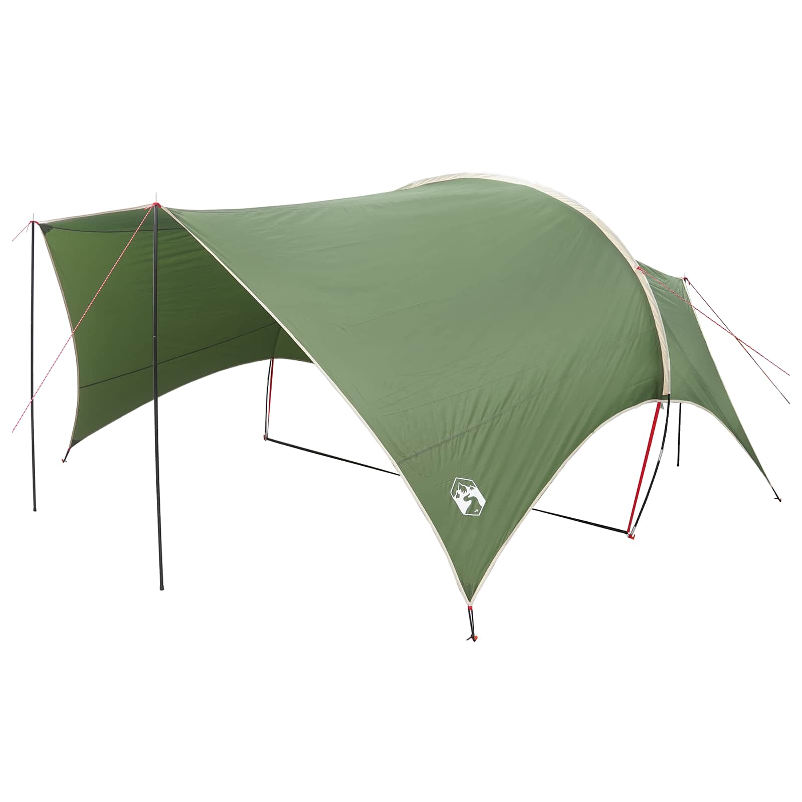 Camping Tarp Wasserfest Grün 550 x 400 x 230 cm