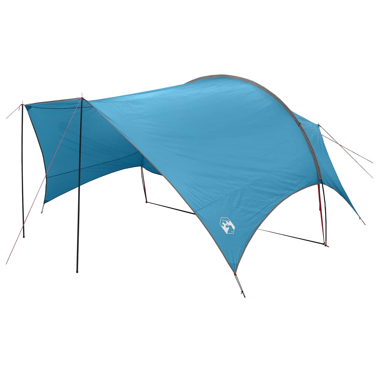 Camping Tarp Wasserfest Blau 550 x 400 x 230 cm