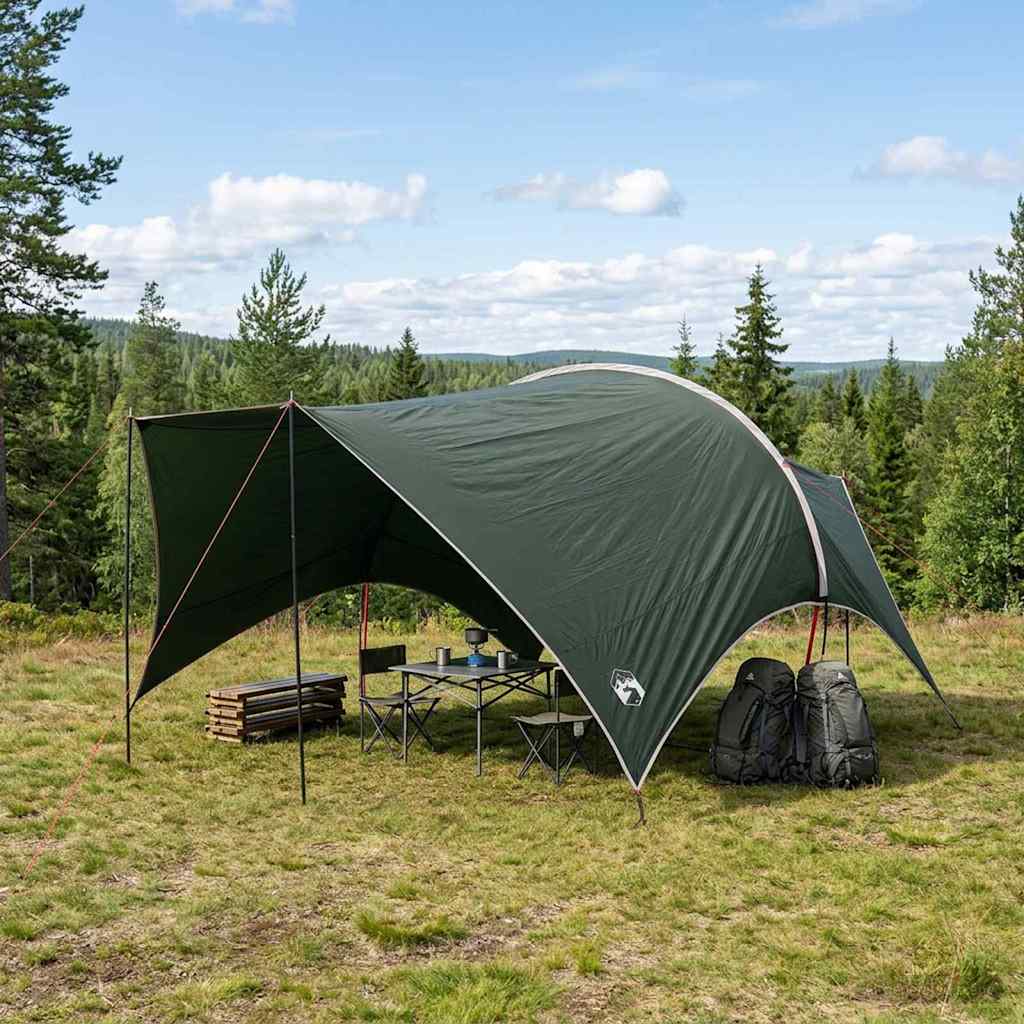 Camping Tarp Wasserfest Olivegrün 550 x 400 x 230 cm