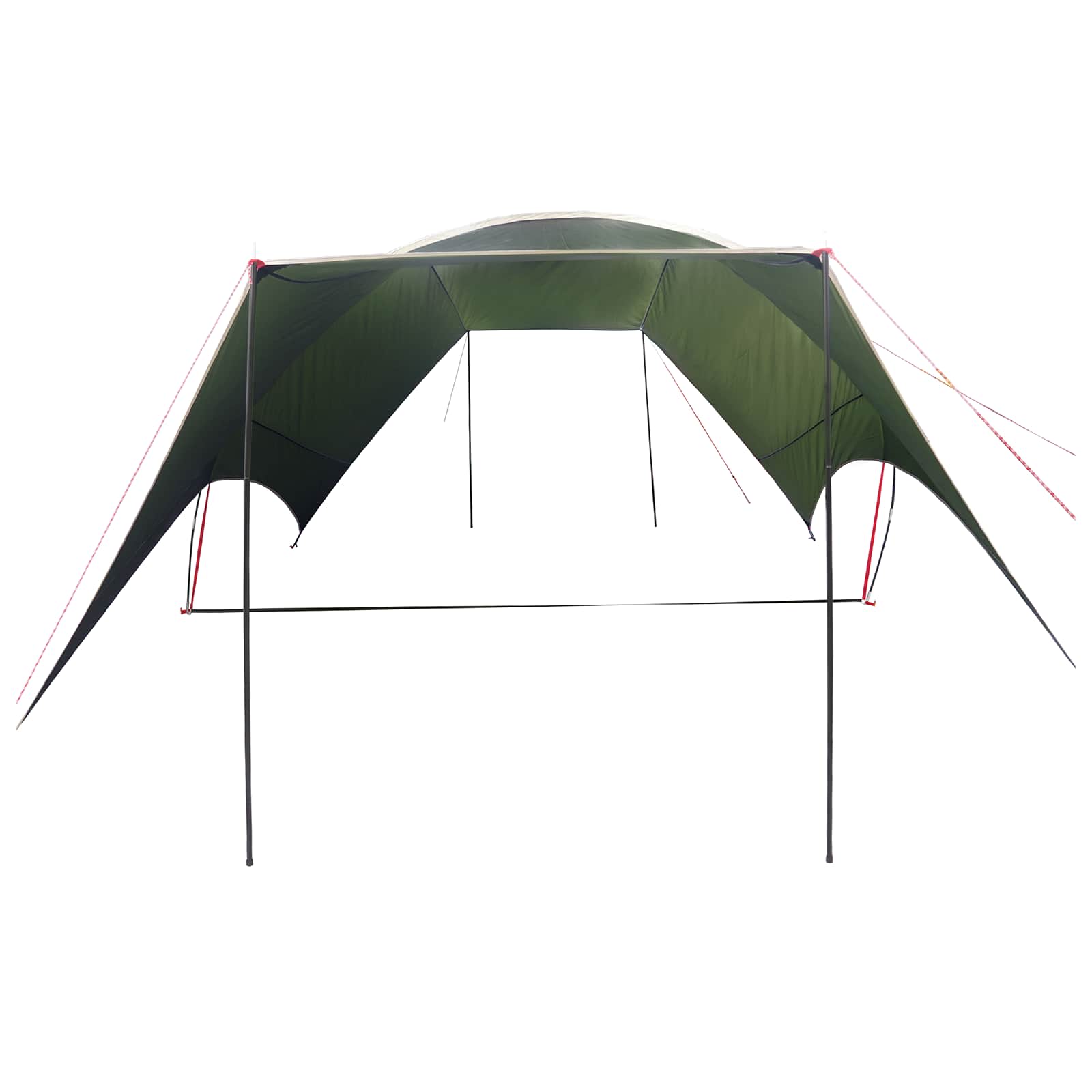Camping Tarp Wasserfest Olivegrün 550 x 400 x 230 cm