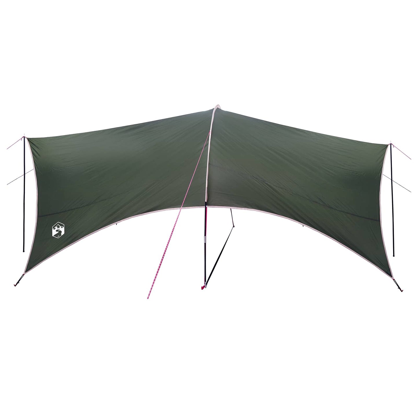 Camping Tarp Wasserfest Olivegrün 550 x 400 x 230 cm