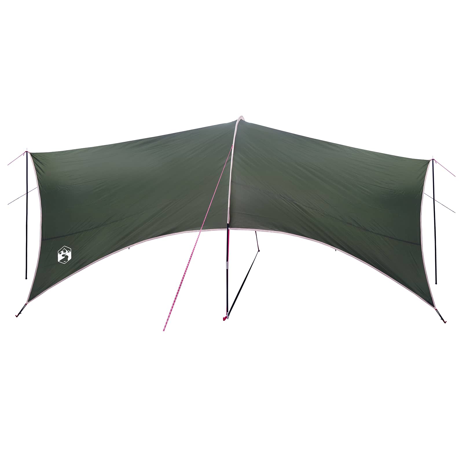 Camping Tarp Wasserfest Olivegrün 550 x 400 x 230 cm