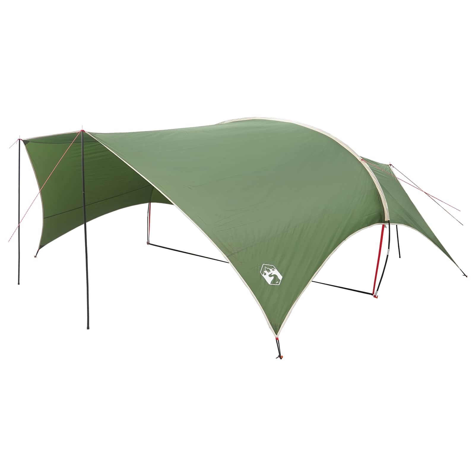 Camping Tarp Wasserfest Grün 690 x 580 x 255 cm