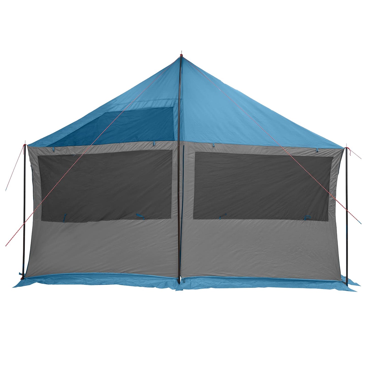 Familienzelt Blau 450 x 400 x 265 cm Polyester und Stahl
