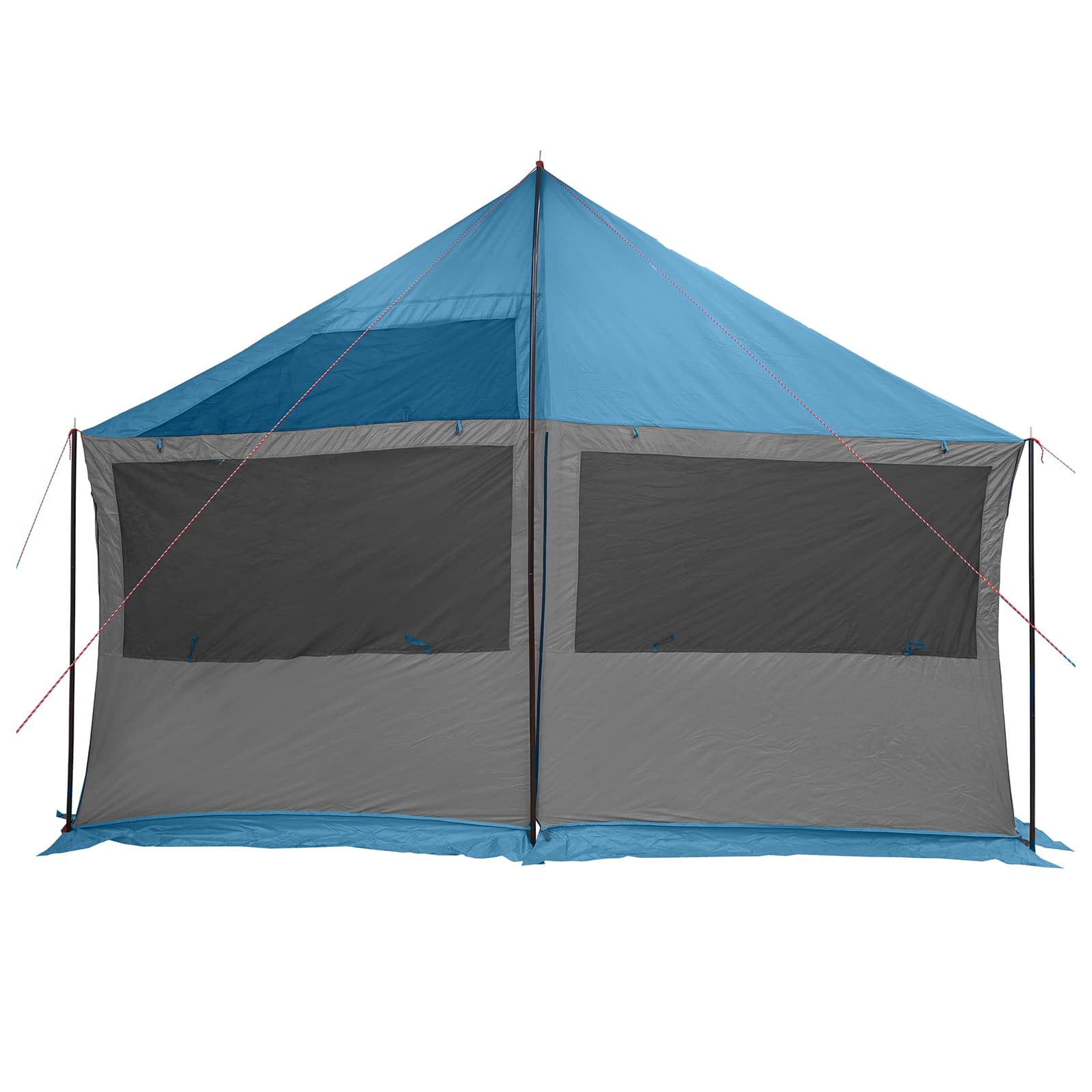 Familienzelt Blau 450 x 400 x 265 cm Polyester und Stahl