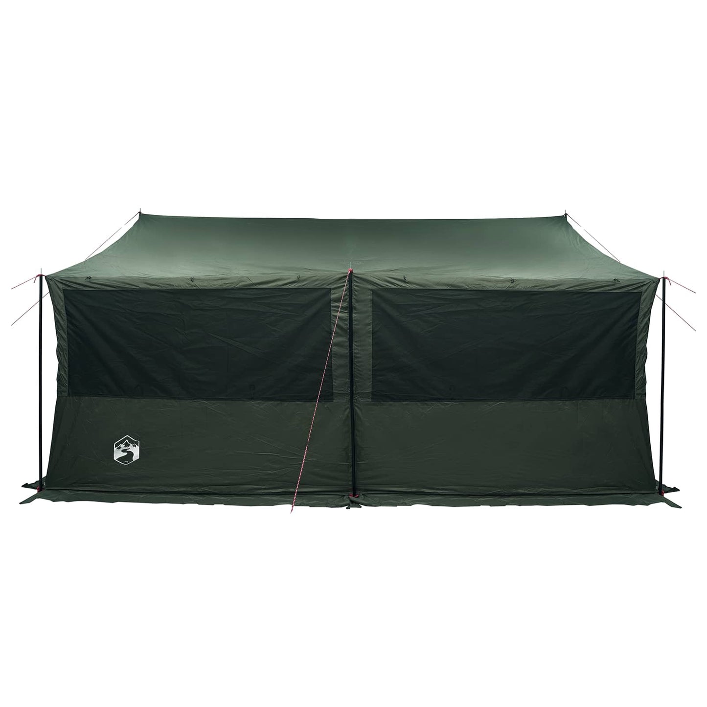 Familienzelt Armeegrün 450 x 400 x 265 cm Polyester und Stahl