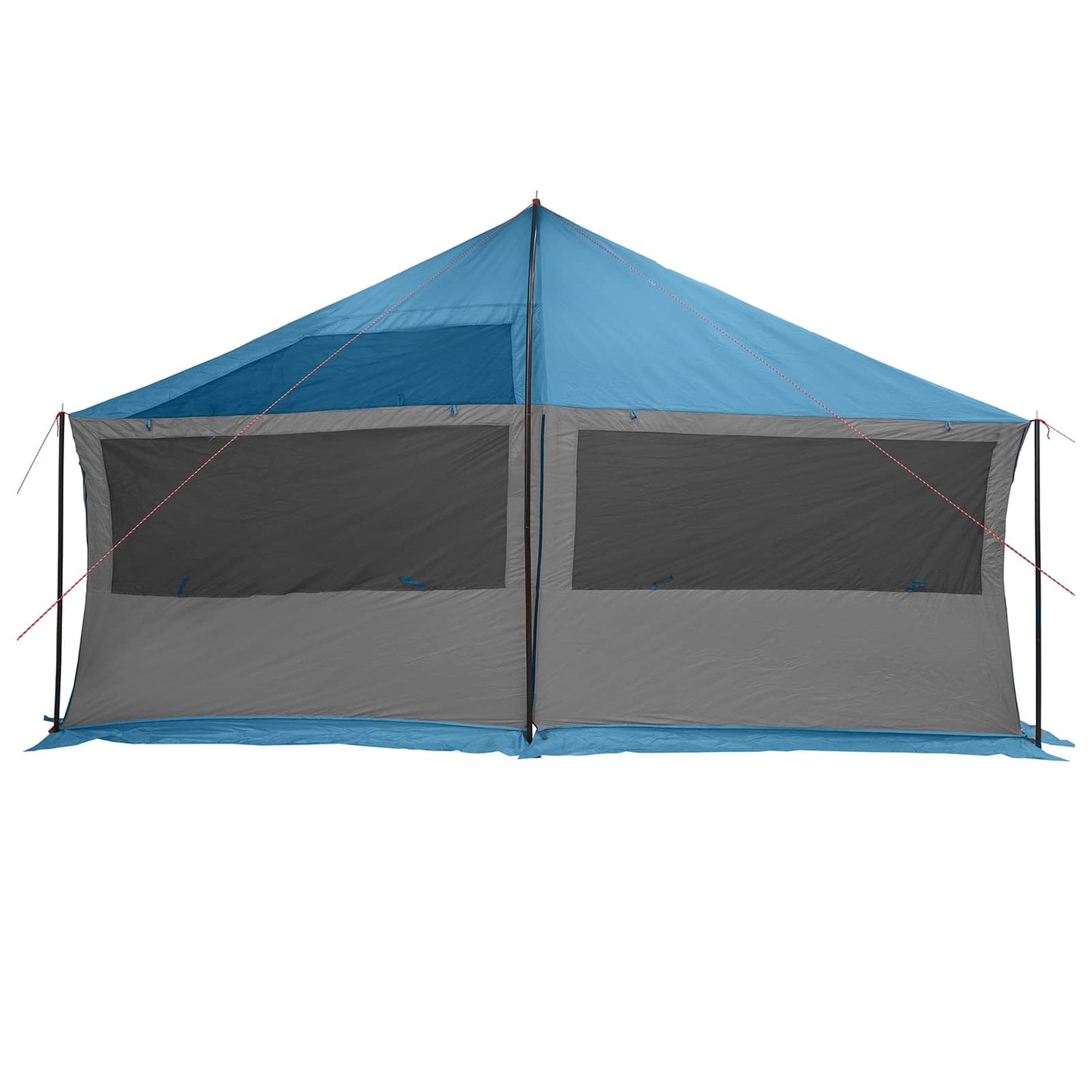 Familienzelt Blau 600 x 400 x 268 cm Polyester und Stahl