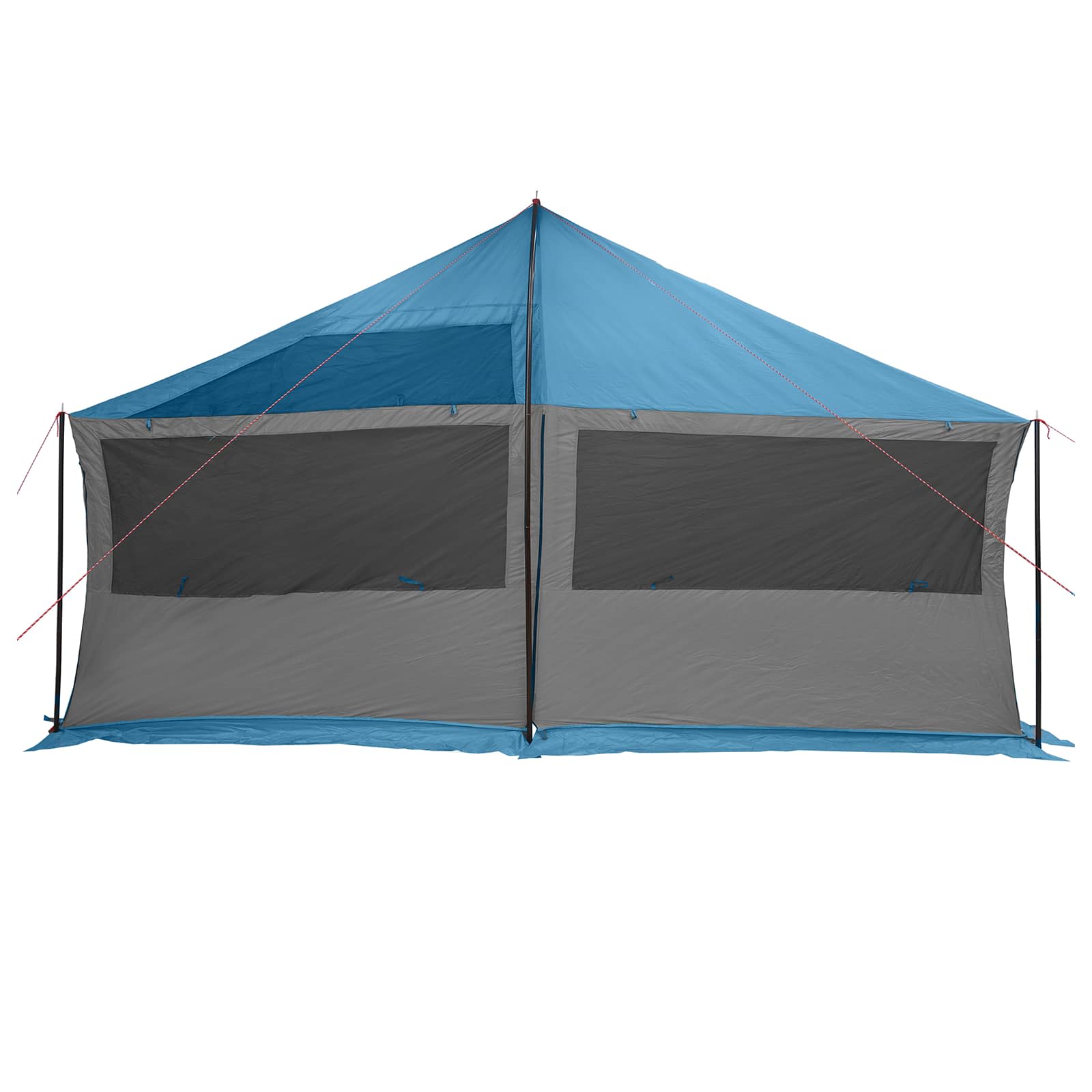 Familienzelt Blau 600 x 400 x 268 cm Polyester und Stahl