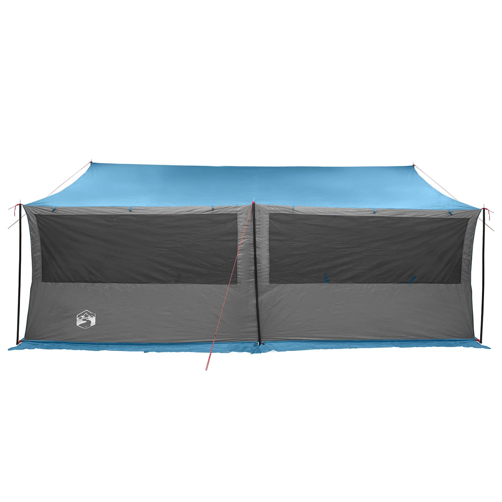 Familienzelt Blau 600 x 400 x 268 cm Polyester und Stahl