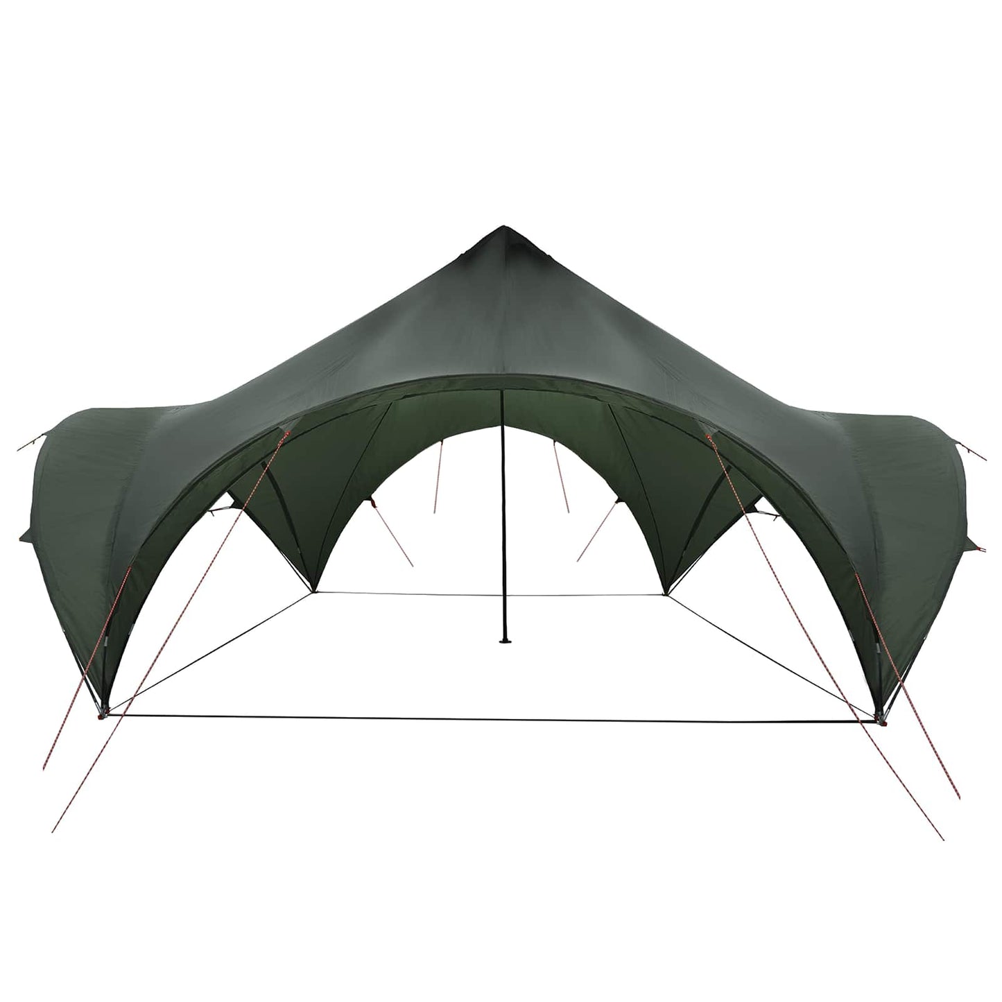 Party-Zelt Armeegrün 500 x 500 x 350 cm Polyester und Stahl