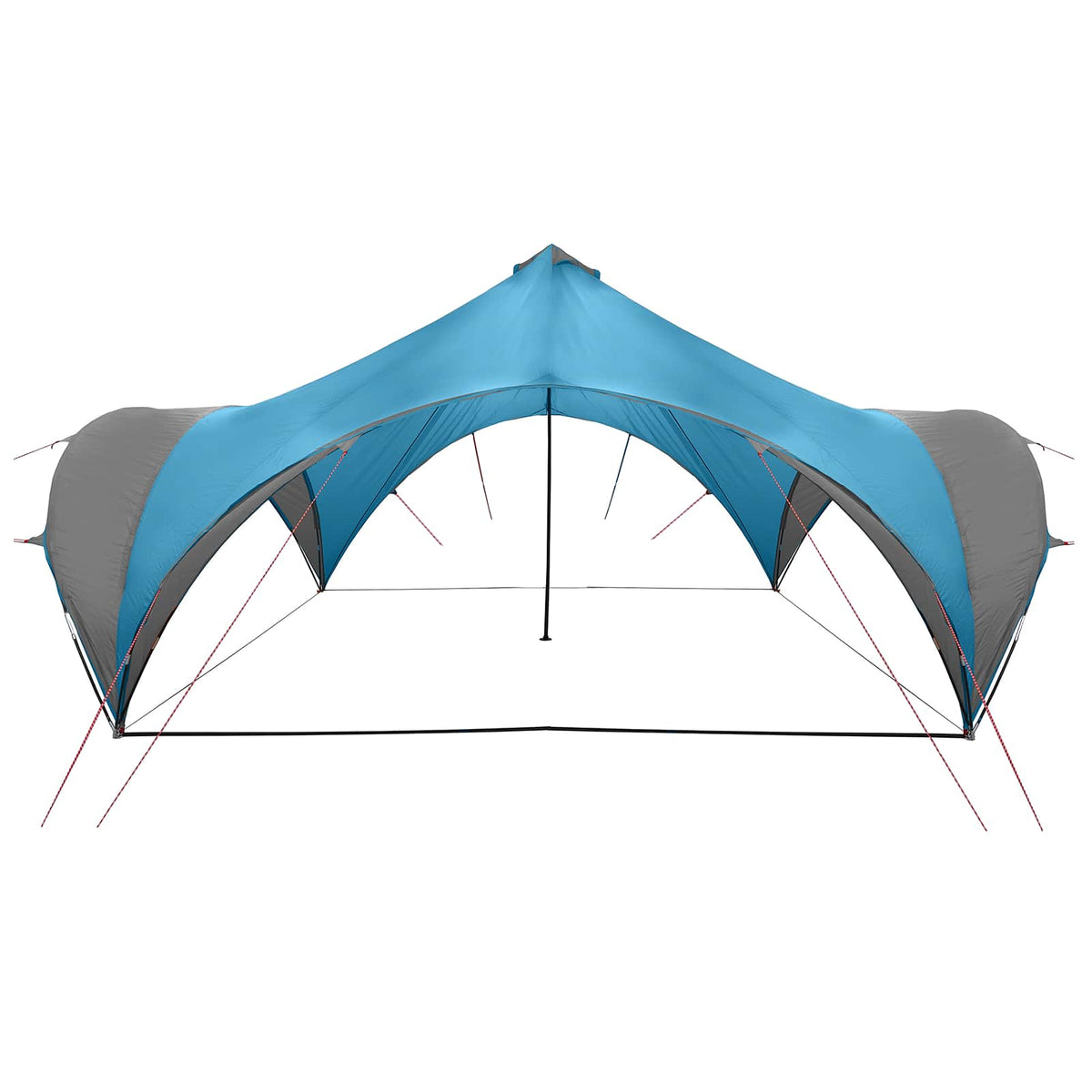 Party-Zelt Blau 600 x 600 x 400 cm Polyester und Stahl