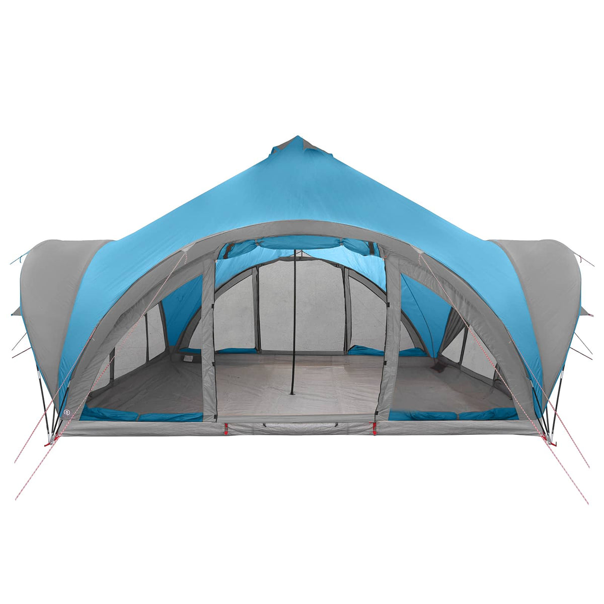Tipi Zelt 18.0 Personen Blau Polyester und Stahl