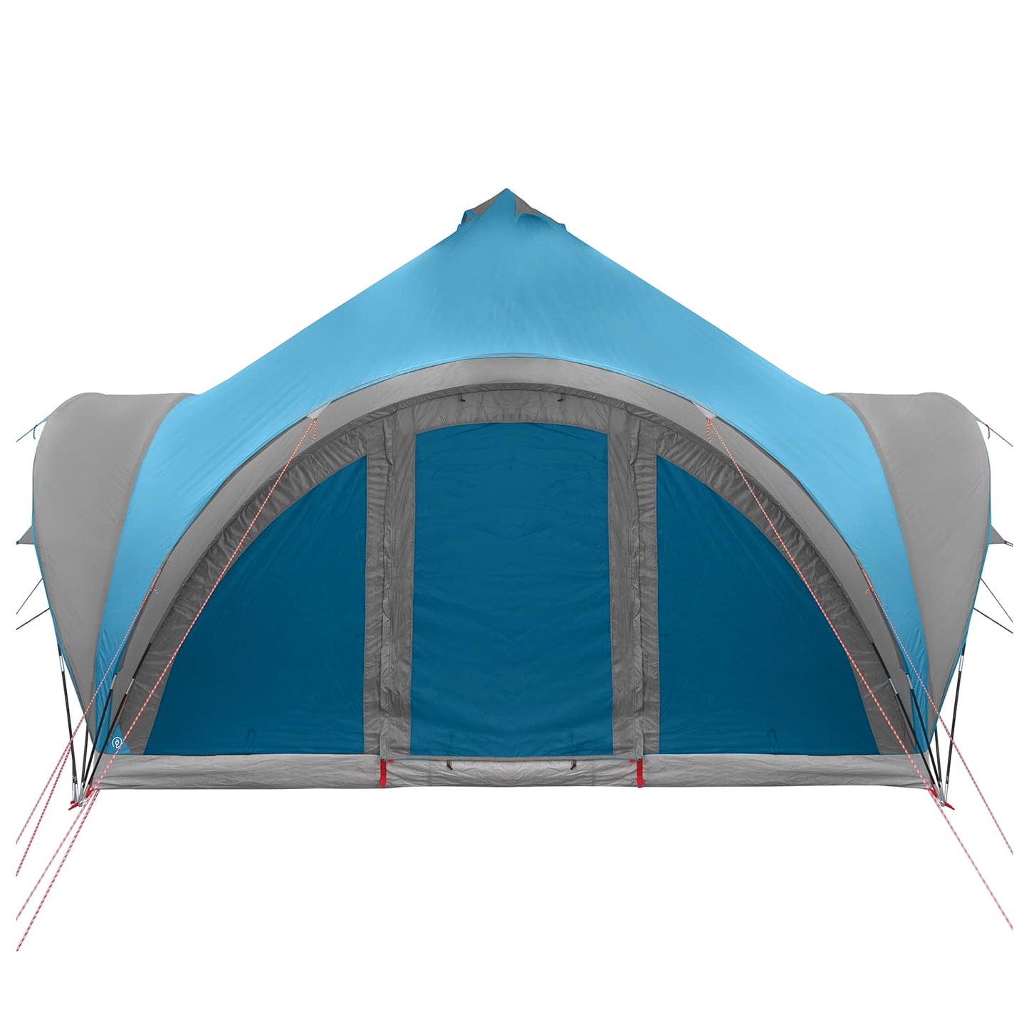 Tipi Zelt mit Dach Blau 6-Personen Polyester und Stahl