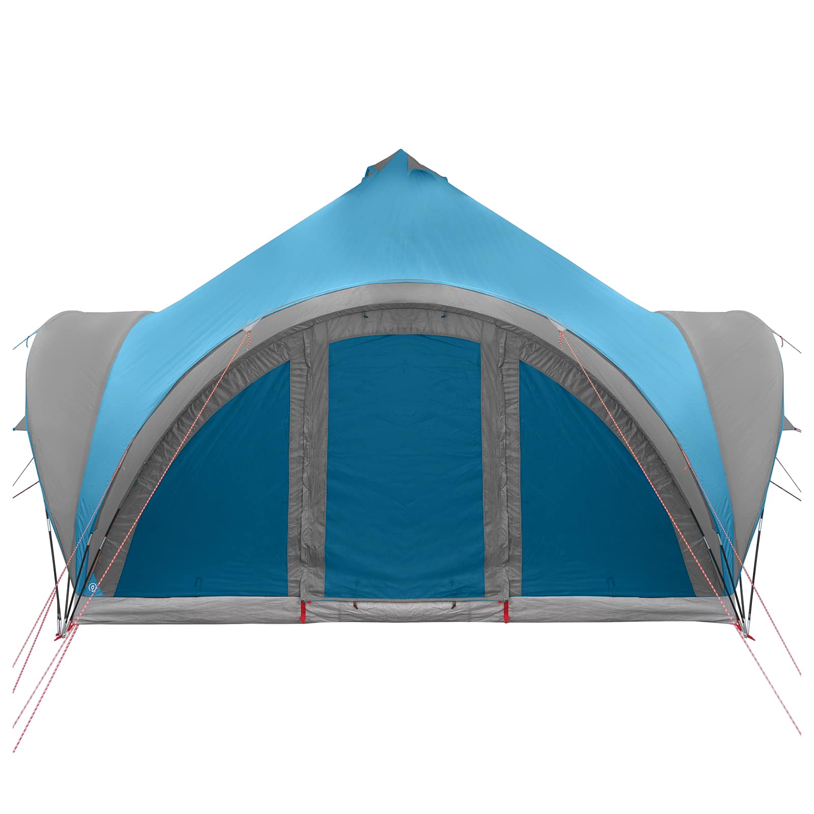 Tipi Zelt mit Dach Blau 6-Personen Polyester und Stahl