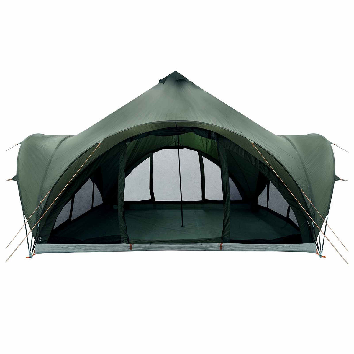 Tipi Zelt 6.0 Personen Armeegrün Polyester und Stahl
