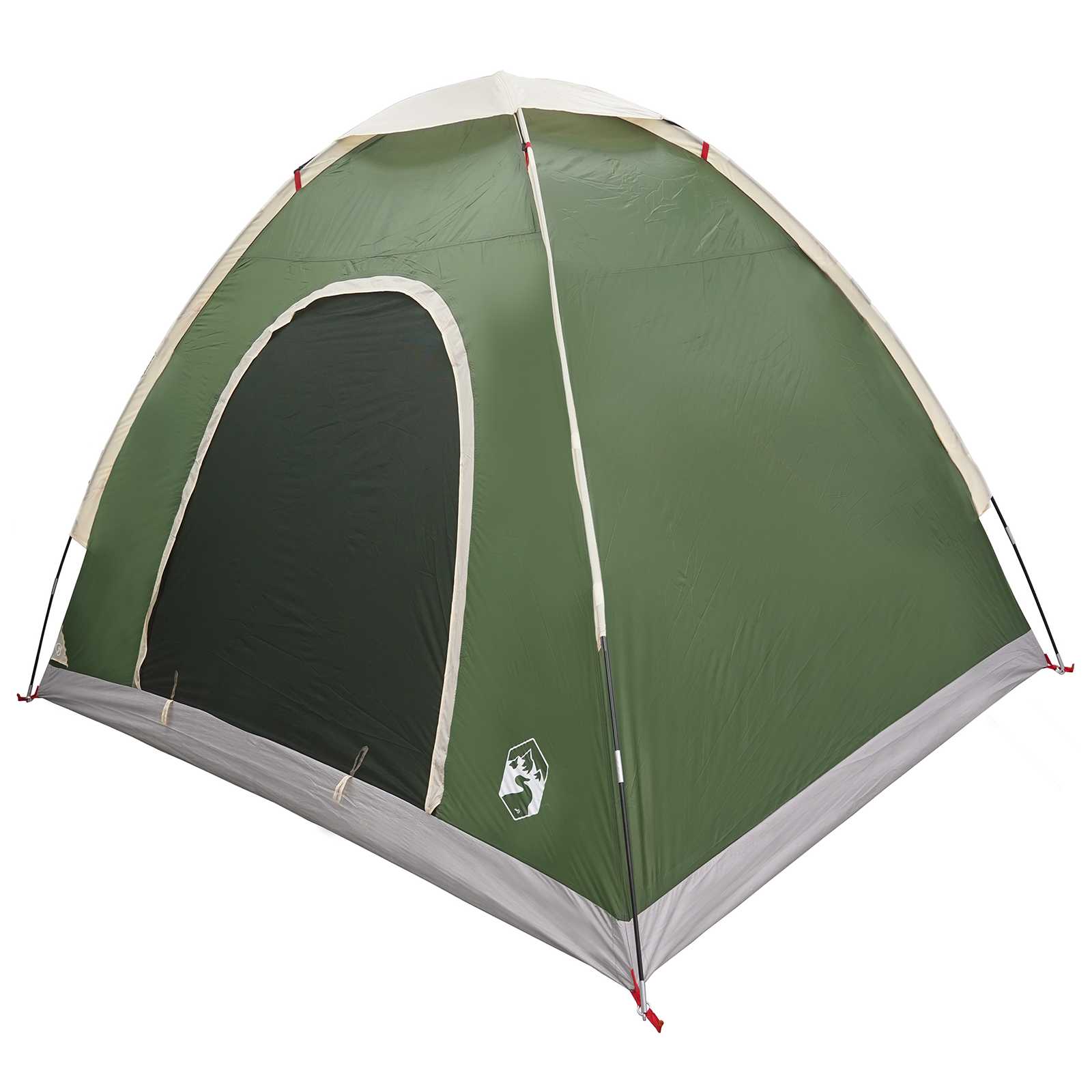Campingzelt 2 Personen Grün 185T Polyester mit PU-Beschichtung