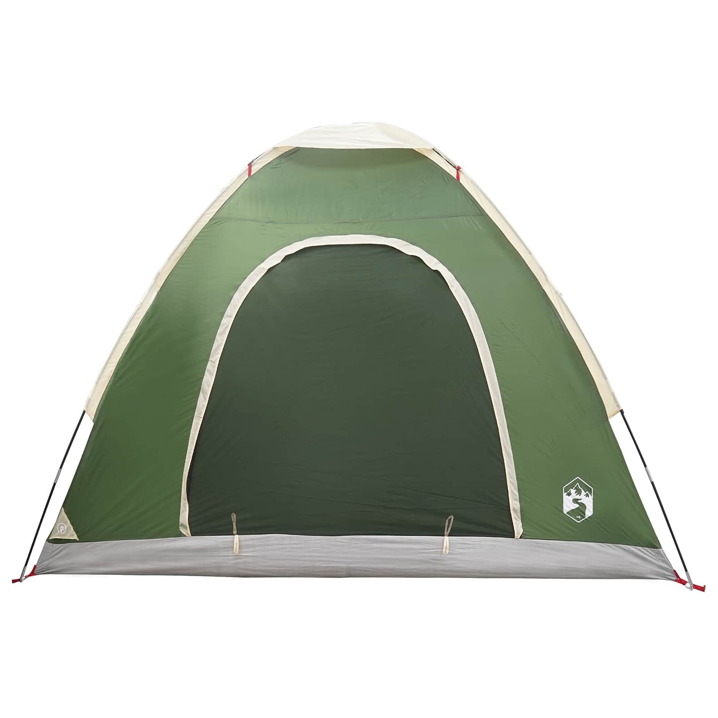 Campingzelt 2 Personen Grün 185T Polyester mit PU-Beschichtung