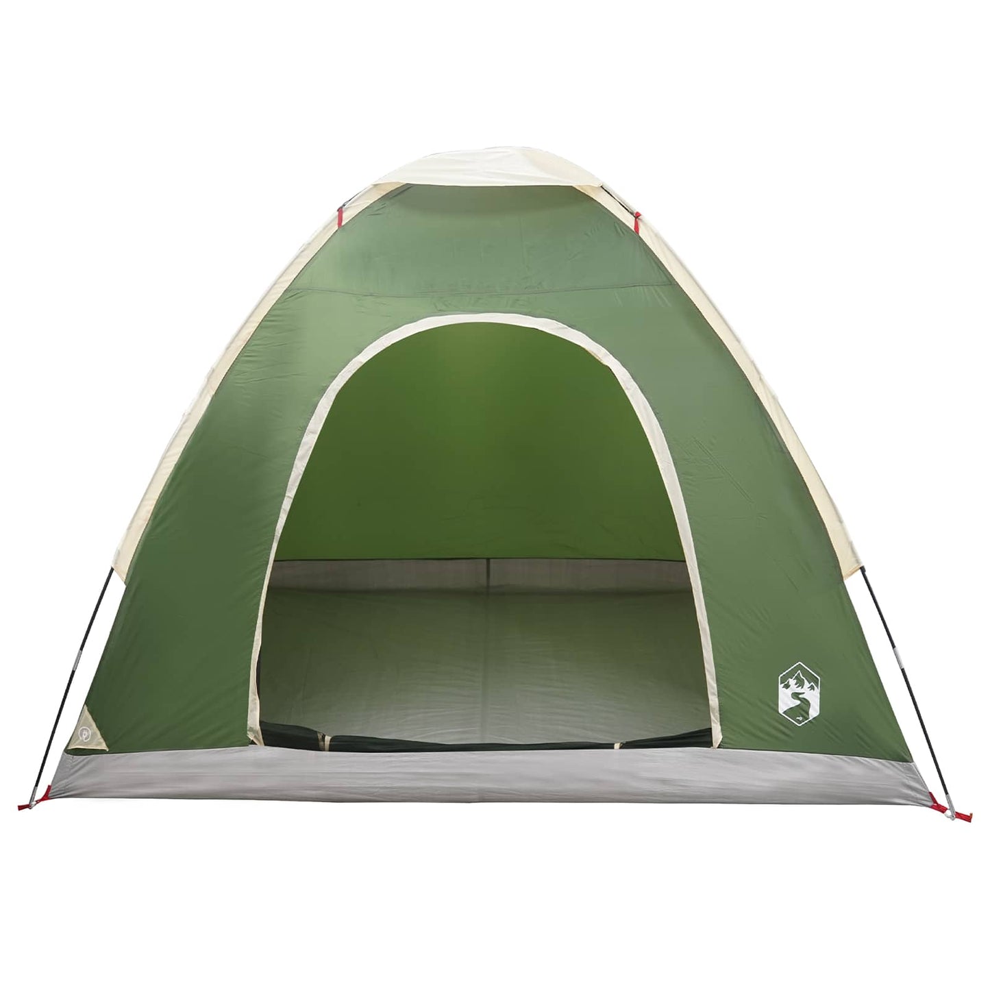Campingzelt 2 Personen Grün 185T Polyester mit PU-Beschichtung