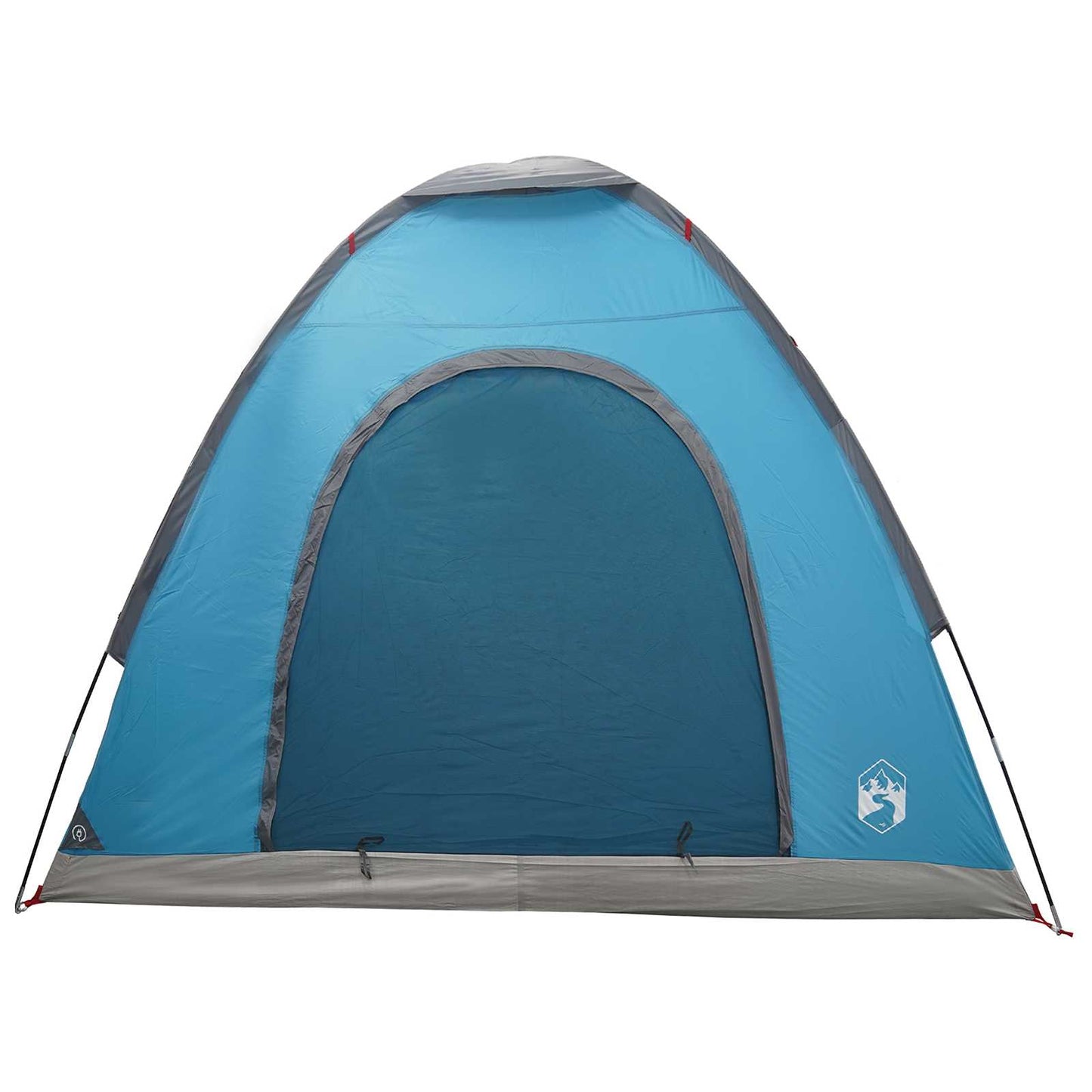 Campingzelt 2 Personen Blau 185T Polyester mit PU-Beschichtung
