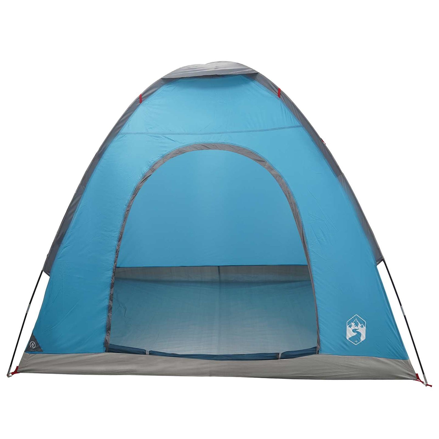 Campingzelt 2 Personen Blau 185T Polyester mit PU-Beschichtung