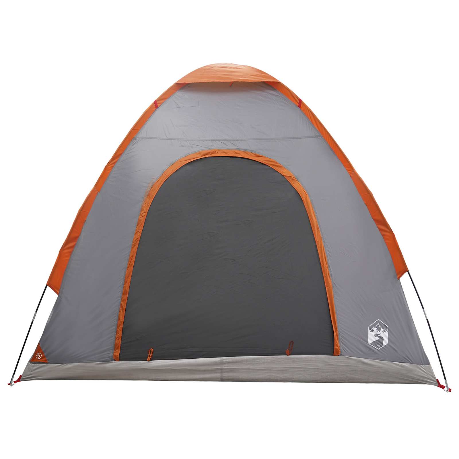 Campingzelt 2 Personen Grau und Orange