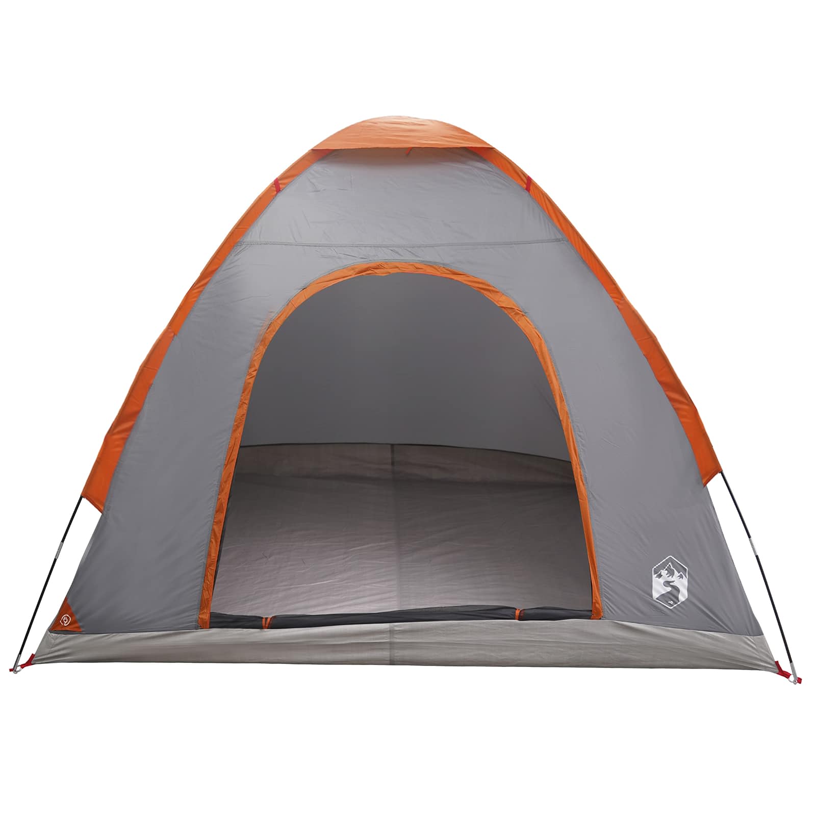 Campingzelt 2 Personen Grau und Orange