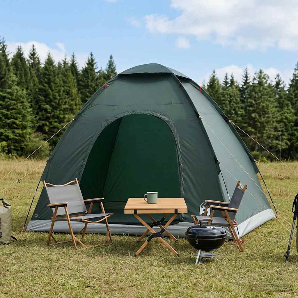 Campingzelt 2 Personen Olivegrün