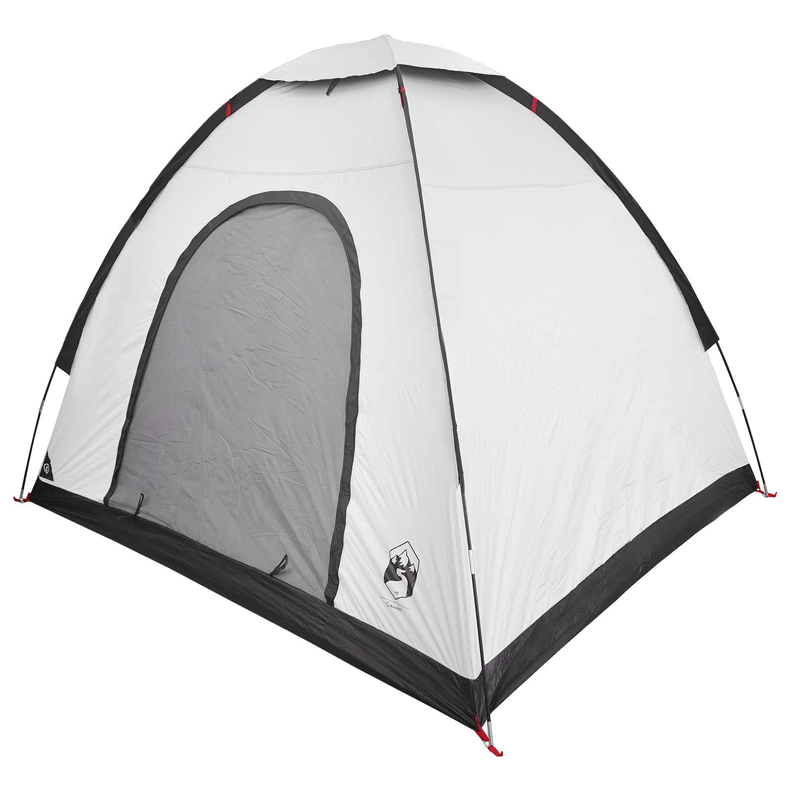 Campingzelt 2 Personen Weiß Blackout
