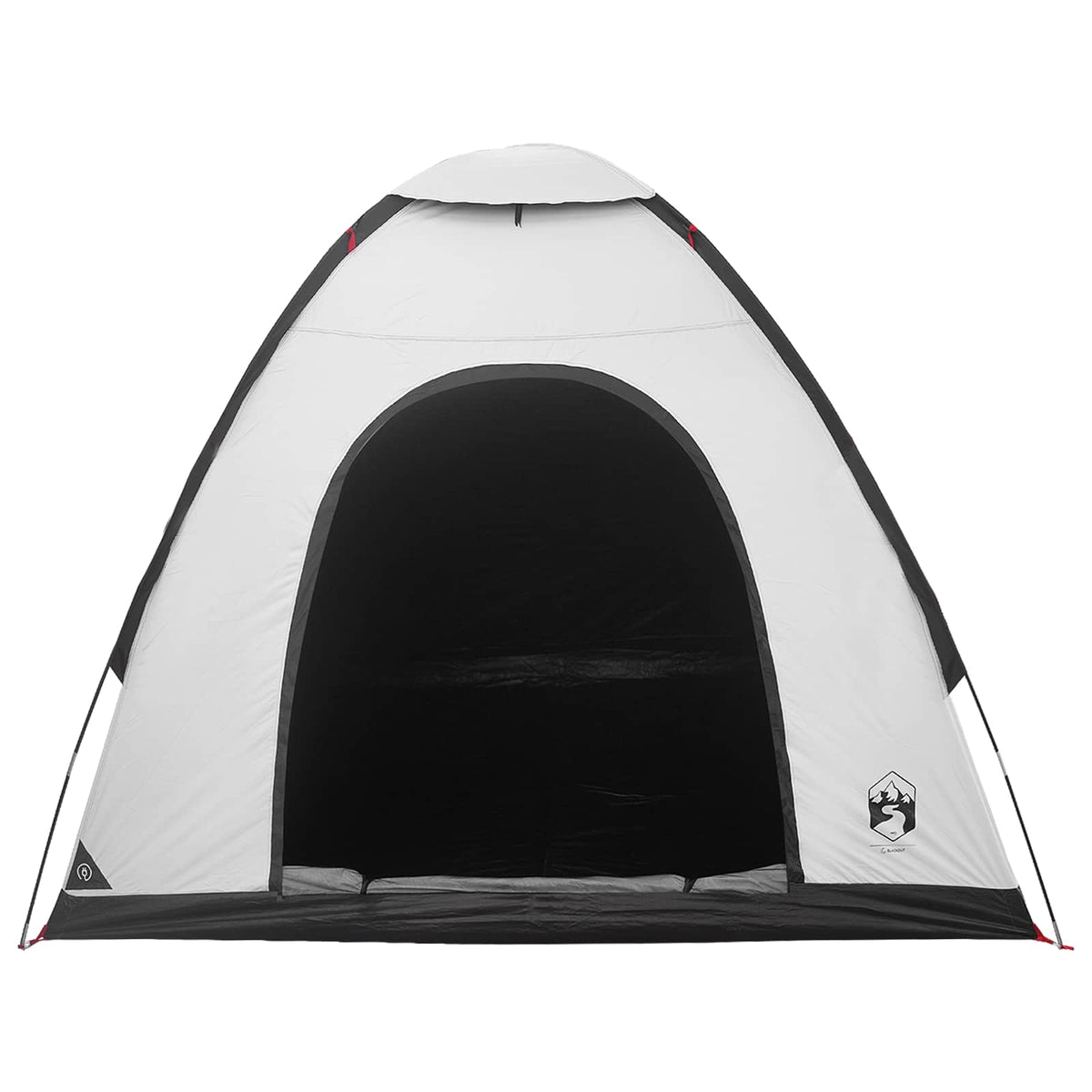 Campingzelt 2 Personen Weiß Blackout Acier P/Taffeta