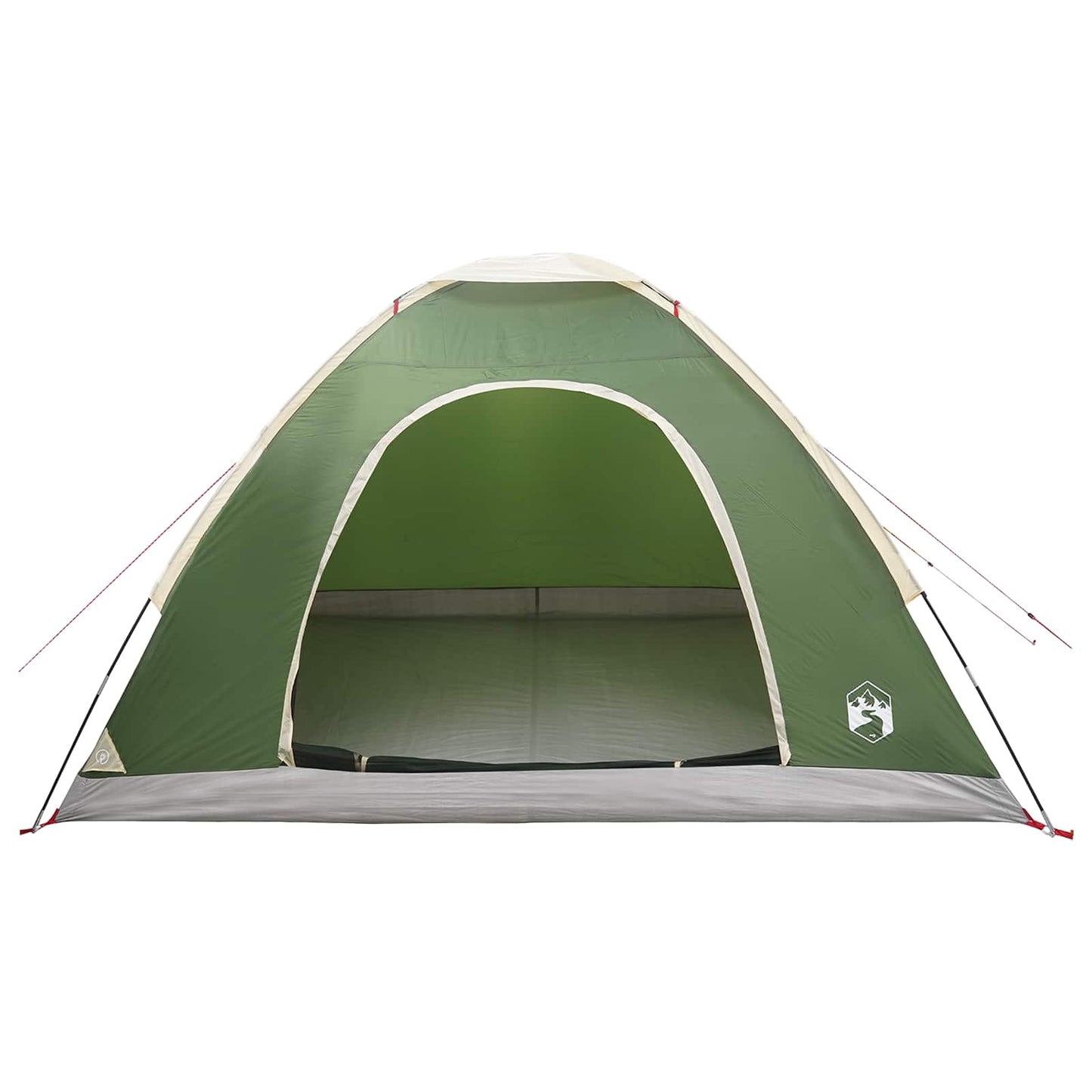 Campingzelt 4 Personen Grün 185T Polyester mit PU-Beschichtung