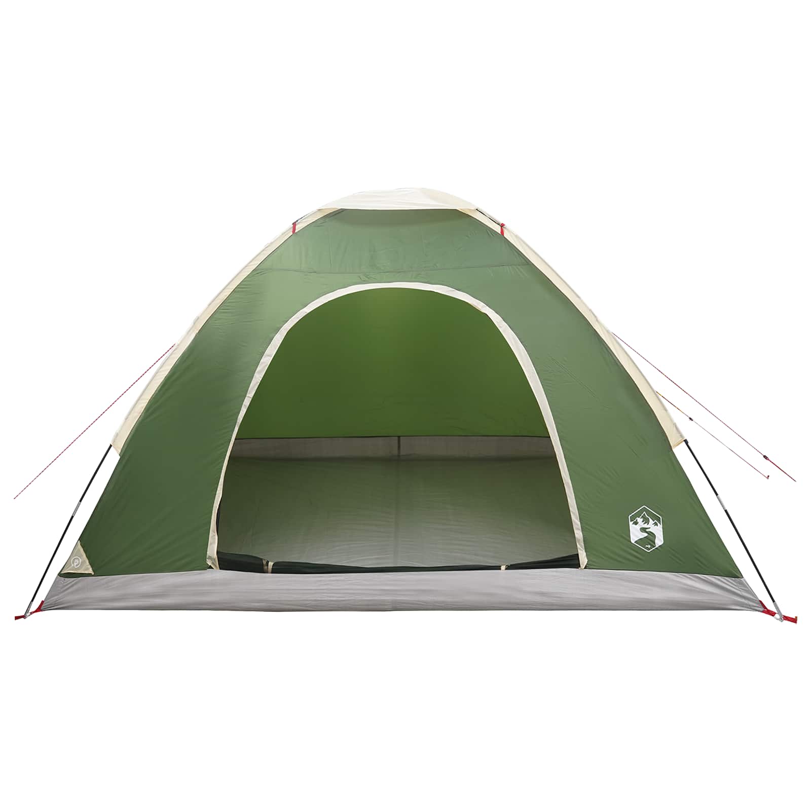 Campingzelt 4 Personen Grün 185T Polyester mit PU-Beschichtung