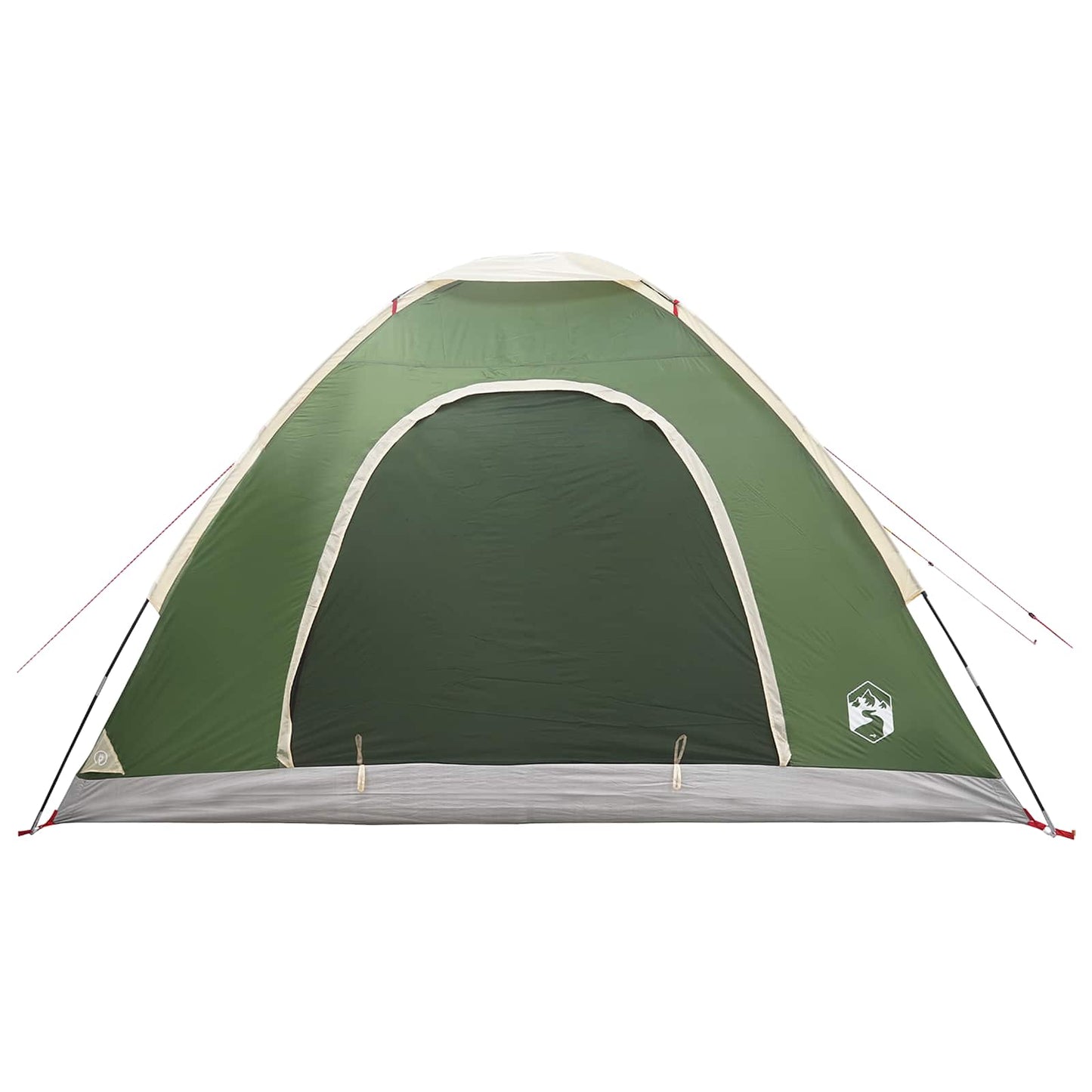 Campingzelt 4 Personen Grün 185T Polyester mit PU-Beschichtung