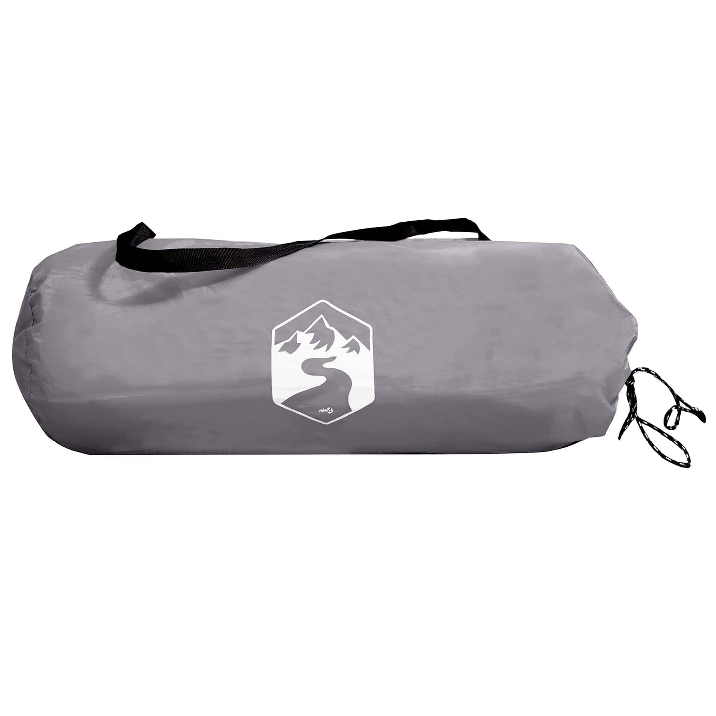 Campingzelt 4 Personen Grau und Orange