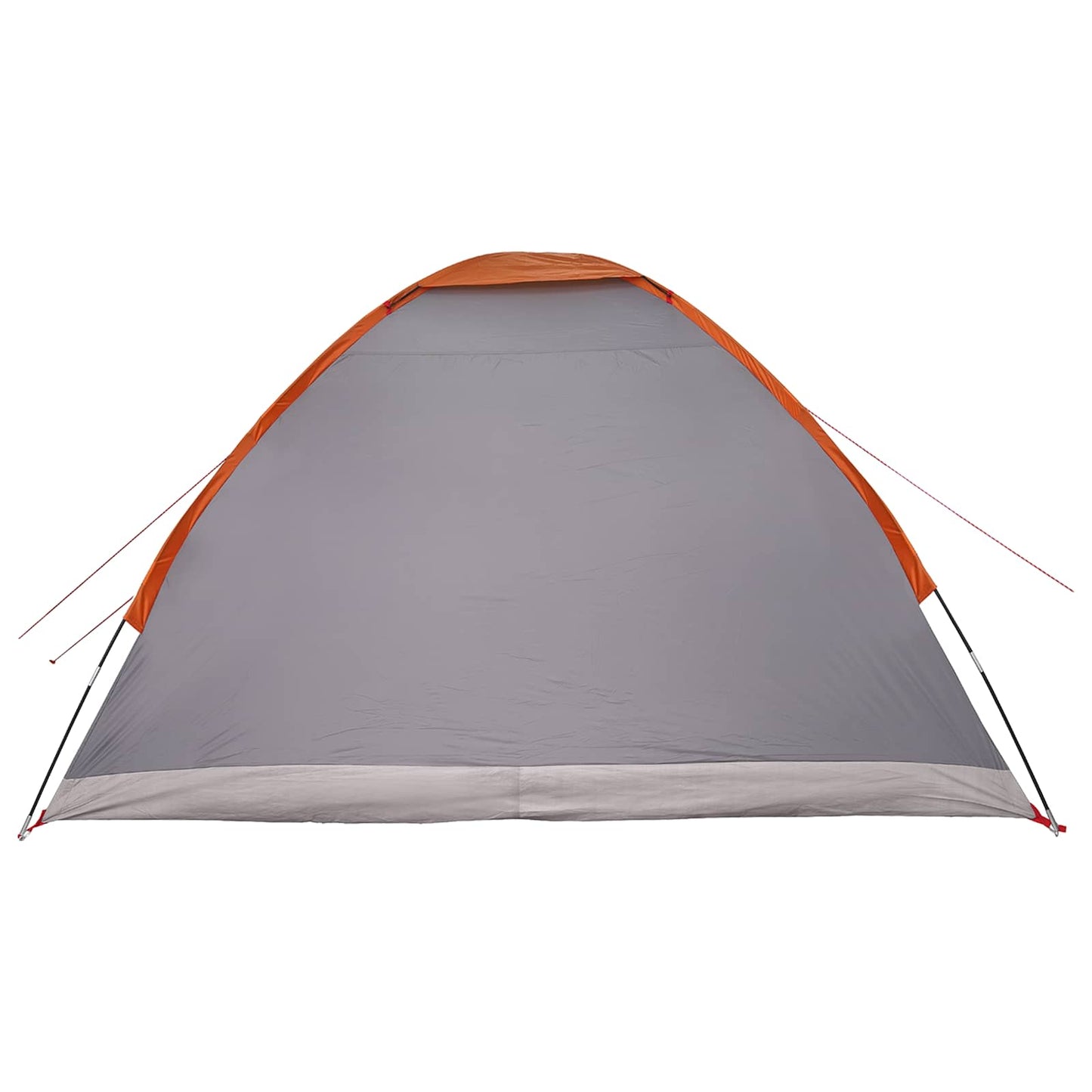 Campingzelt 4 Personen Grau und Orange