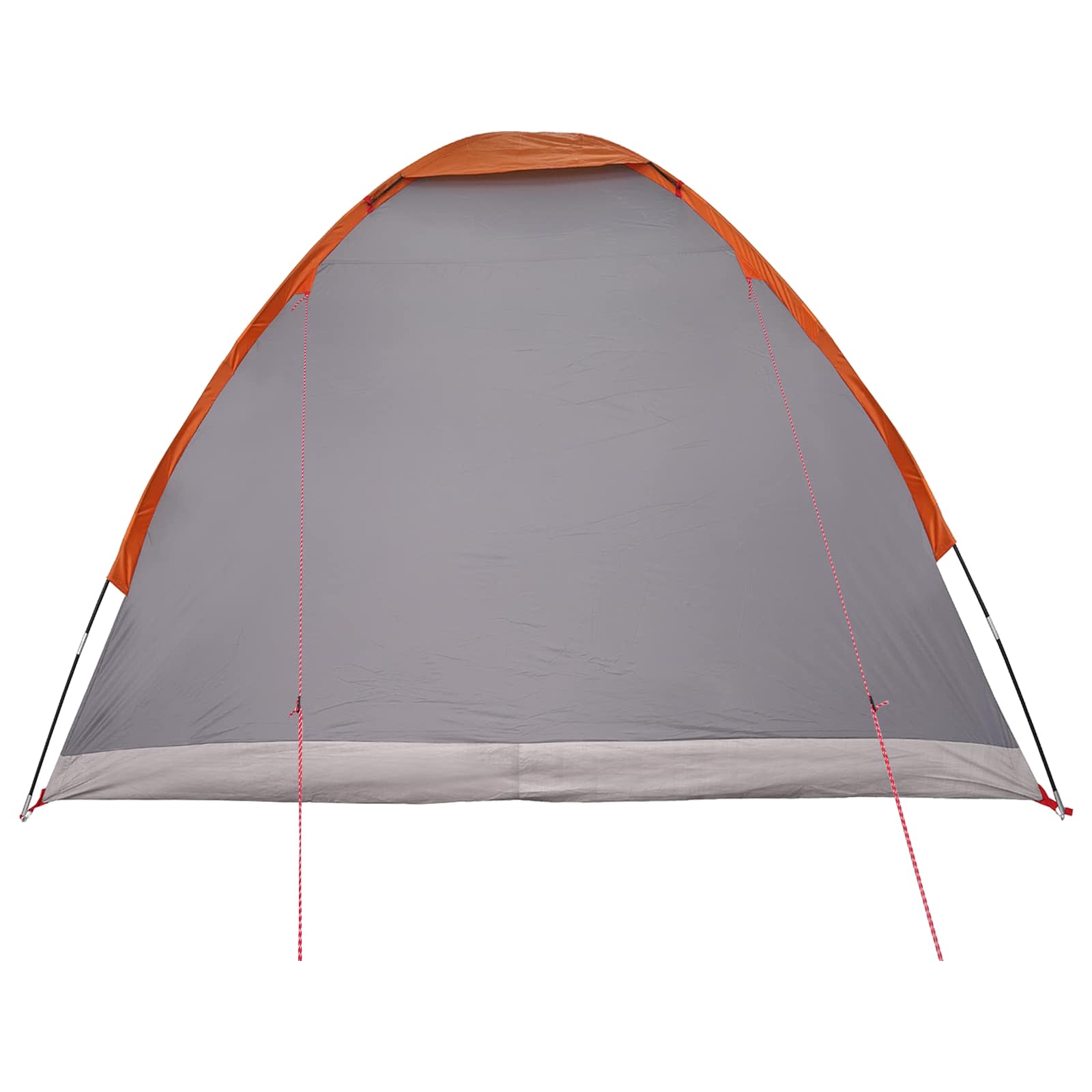 Campingzelt 4 Personen Grau und Orange